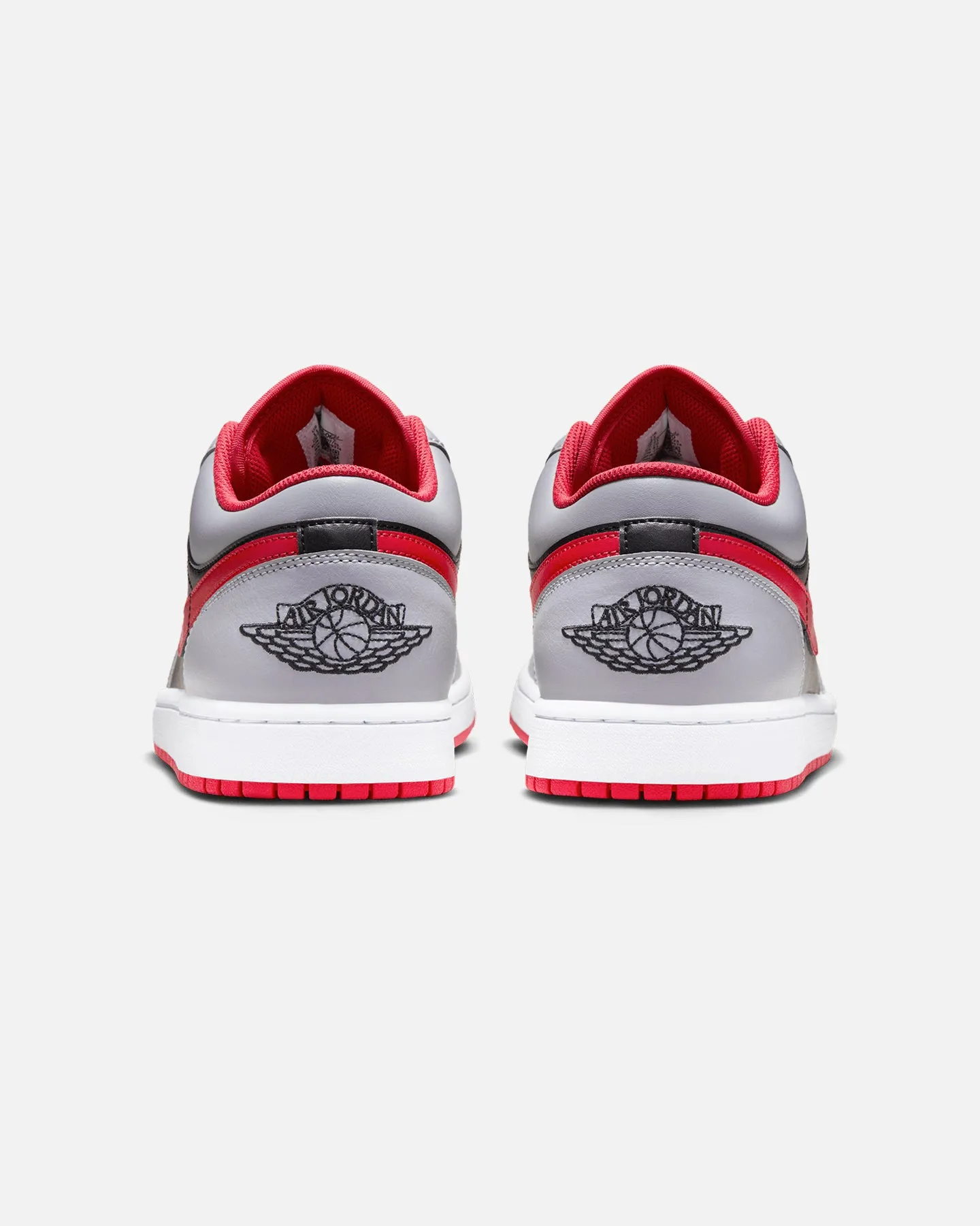 Jordan Air Jordan 1 Low Black/Fire Red Dock Easy Fur Trim