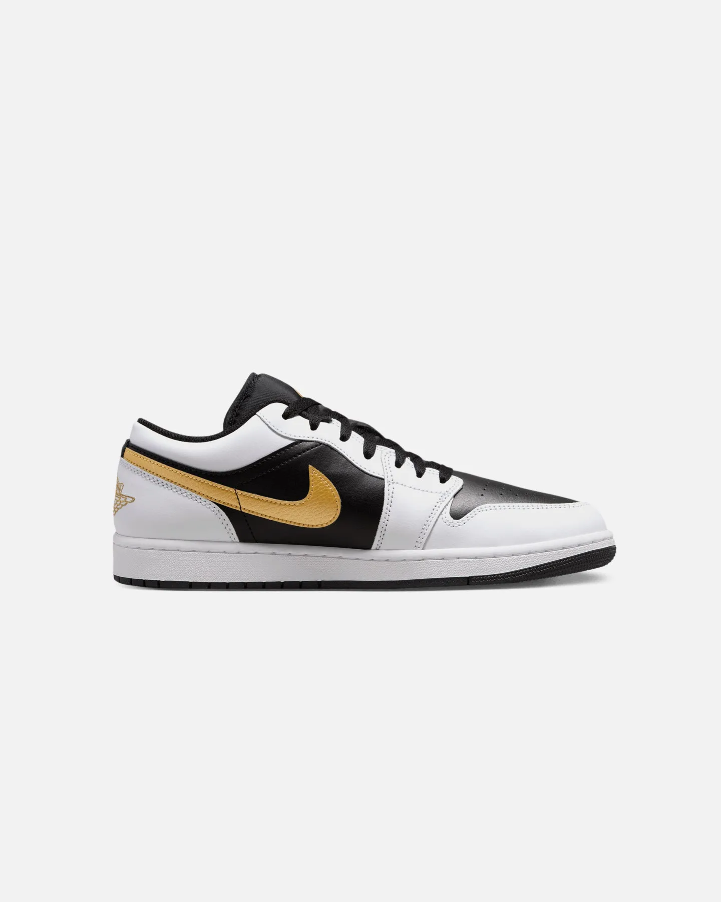 Jordan Air Jordan 1 Low "Gold Swoosh" White/Metallic Supportive structure evening run