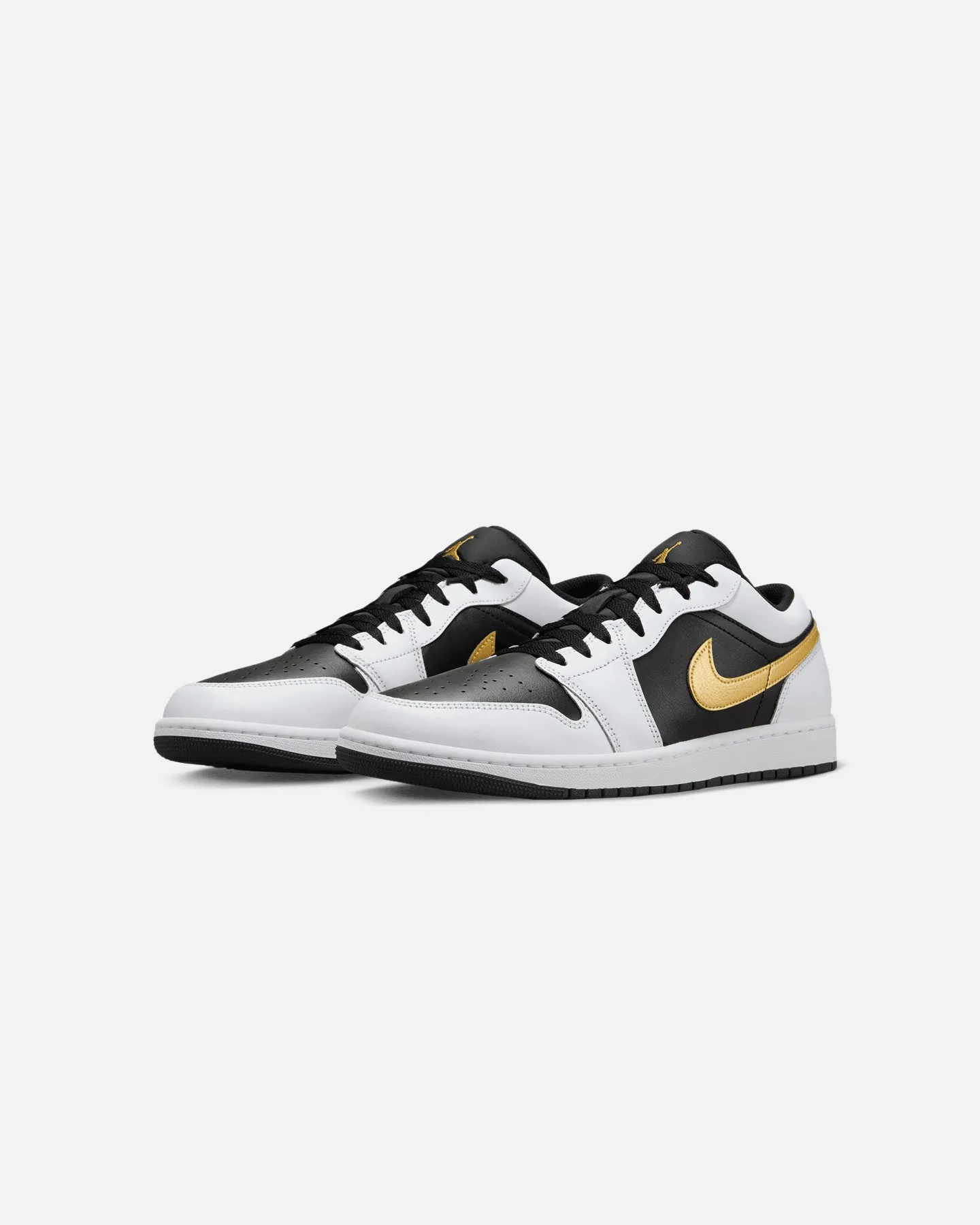 Skin Soft Jordan Air Jordan 1 Low "Gold Swoosh" White/Metallic