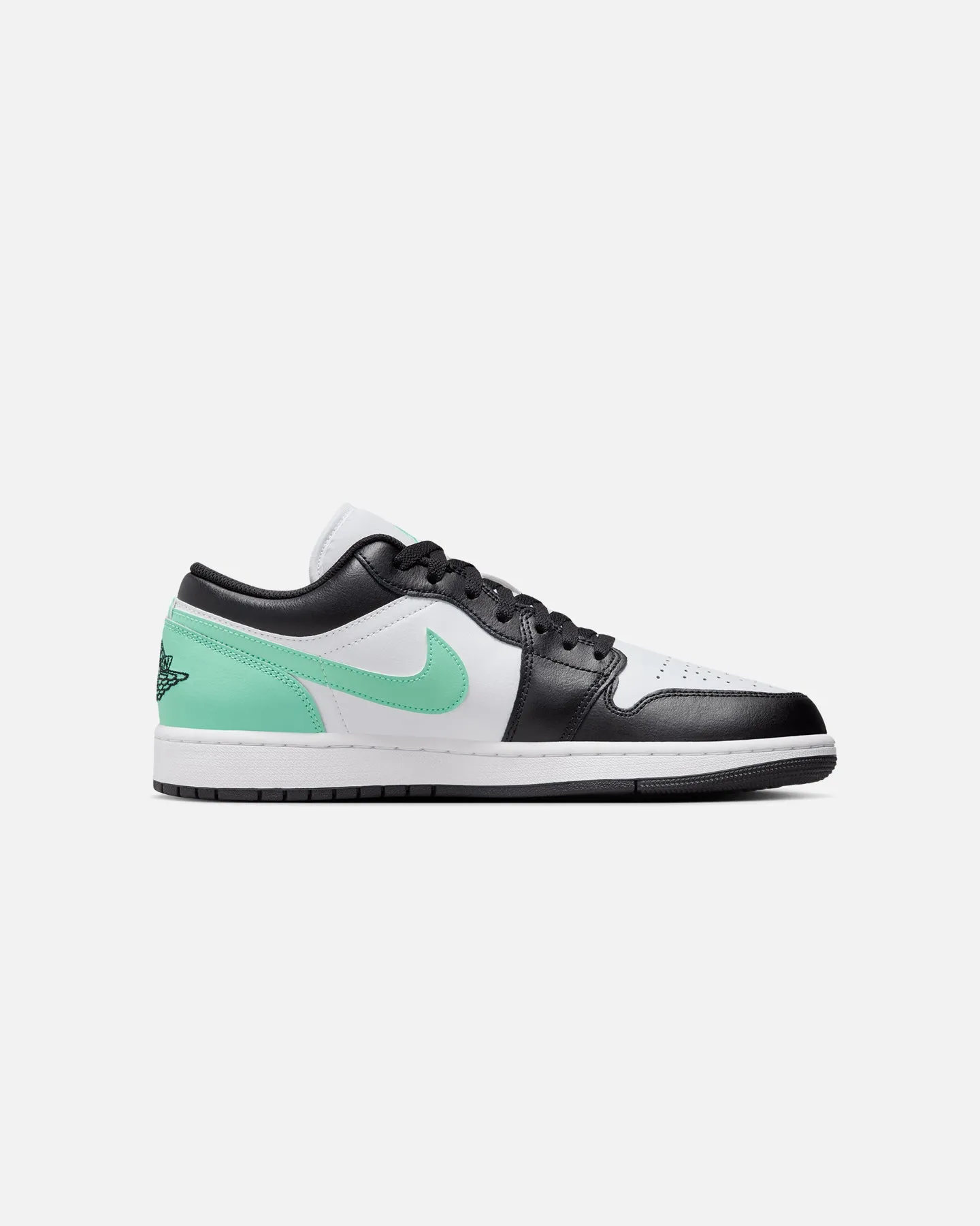 Joy Step Matte Edge Jordan Air Jordan 1 Low "Green Glow" White/Black-Green