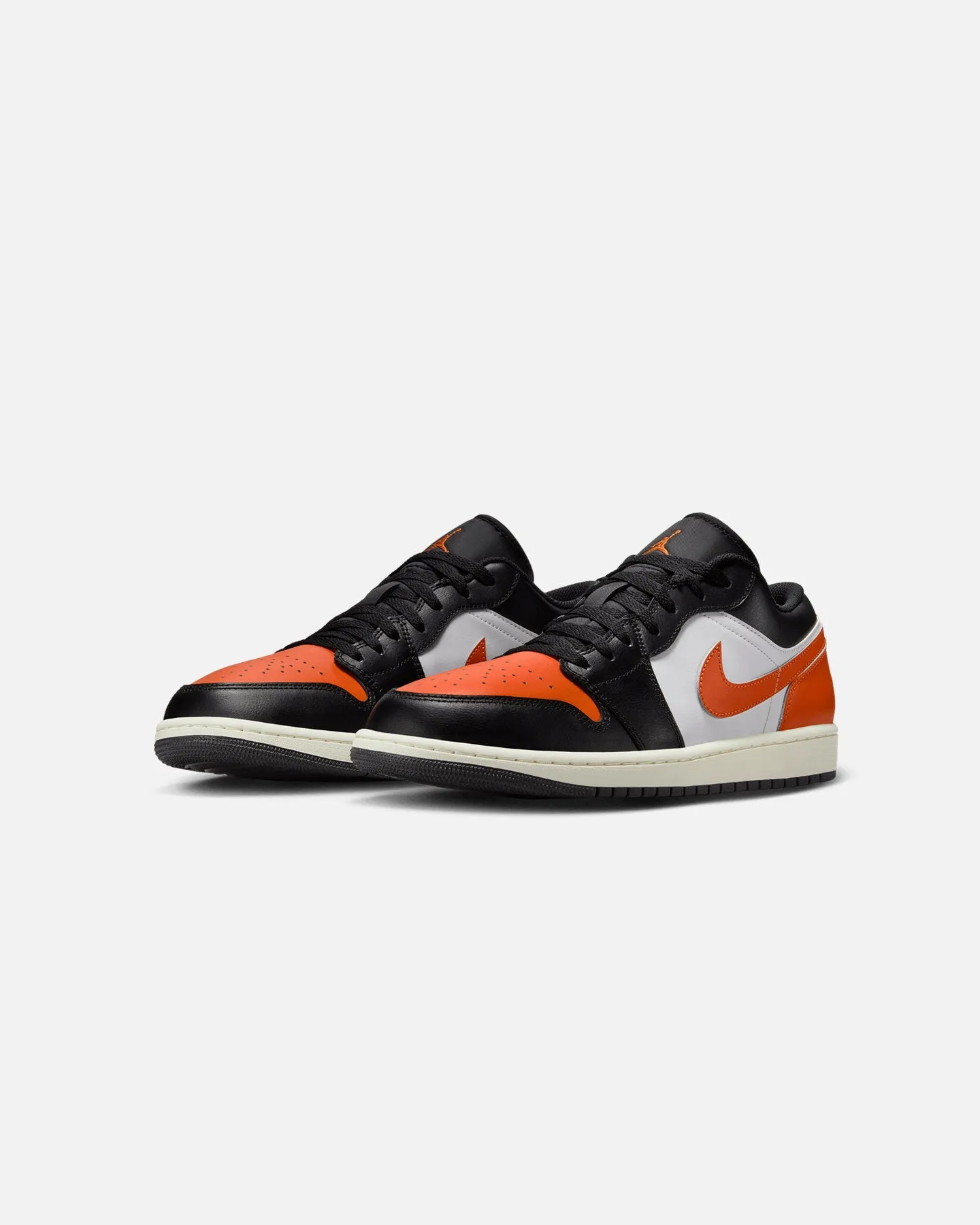 Skin Fresh Urban Sleek Jordan Air Jordan 1 Low "Shattered Backboard" Black/Starfish-White/Sail