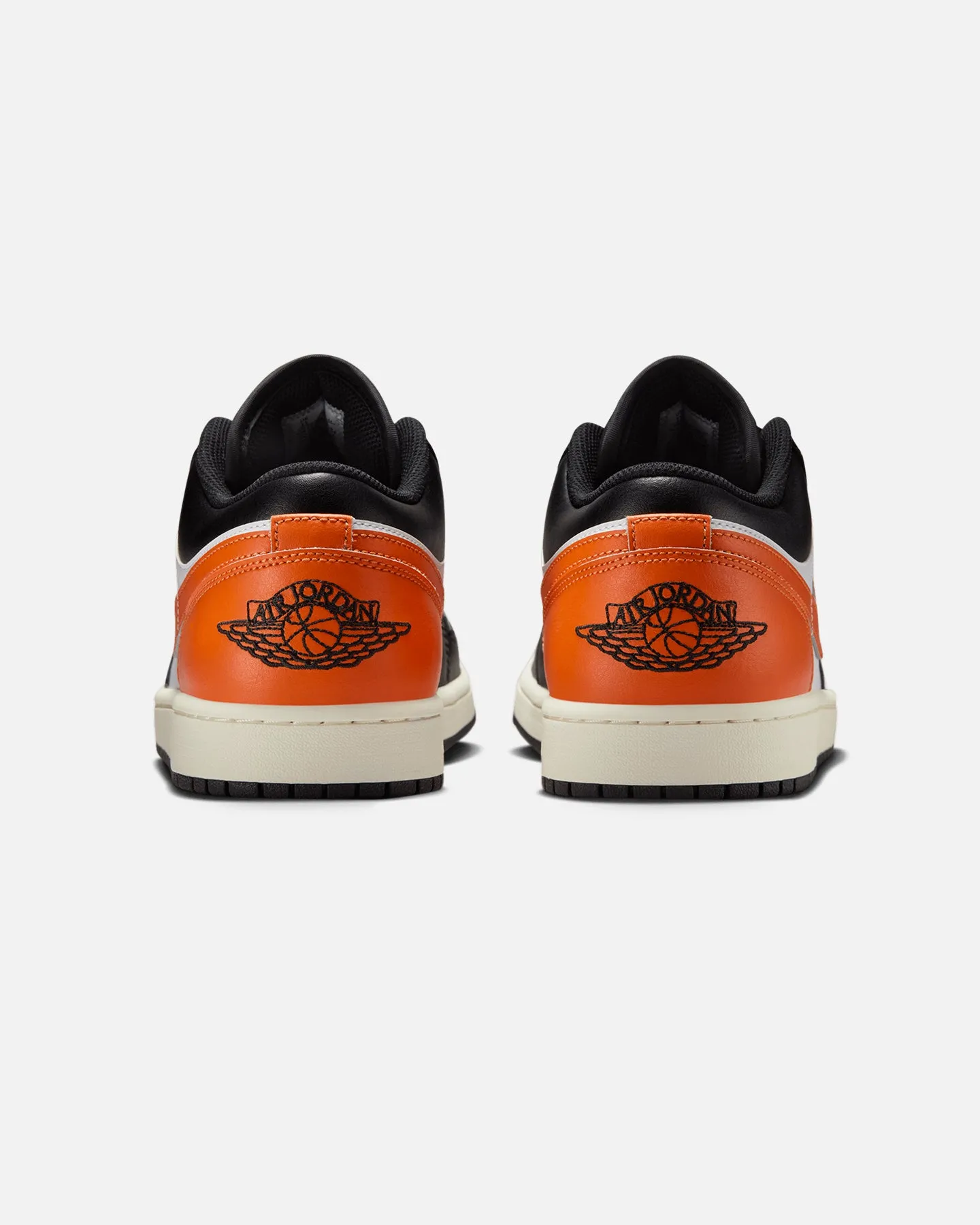High Arch Jordan Air Jordan 1 Low "Shattered Backboard" Black/Starfish-White/Sail