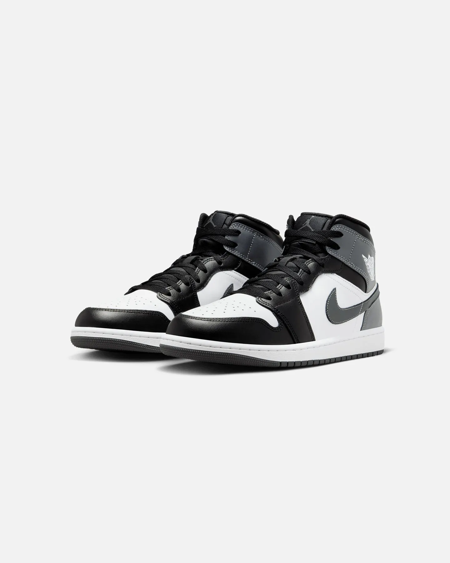Ventilated Comfort Fit Jordan Air Jordan 1 Mid 'Iron Grey' Black/Iron Grey
