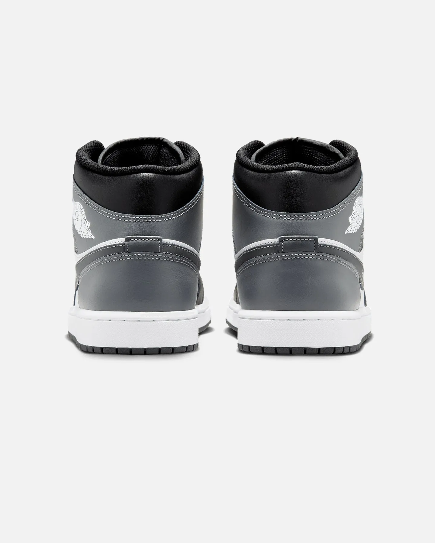 Jordan Air Jordan 1 Mid 'Iron Grey' Black/Iron Grey Heat Free Stride Easy