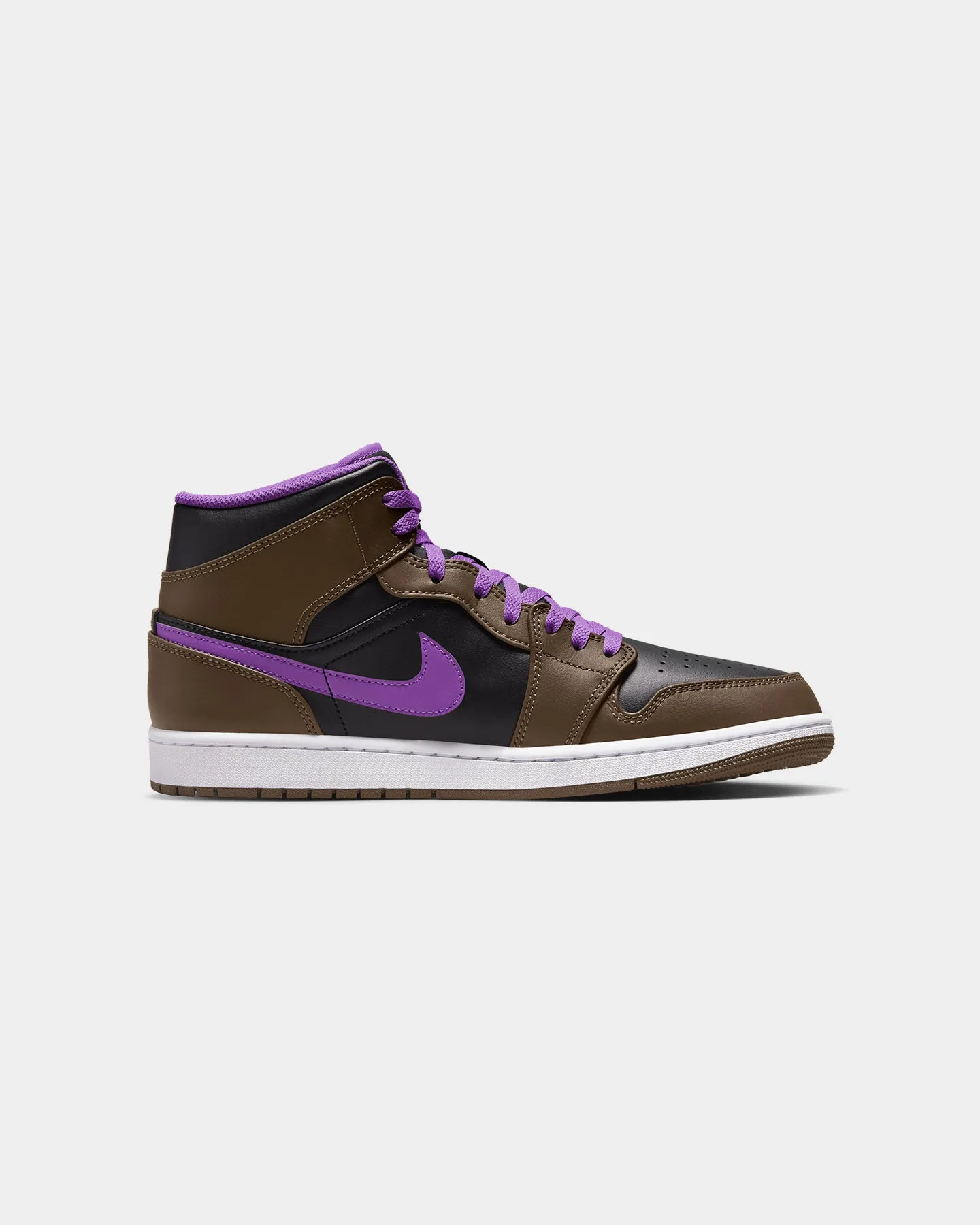 Jordan Air Jordan 1 Mid Palomino/White/Wild Berry Forest Mood Comfort Shank