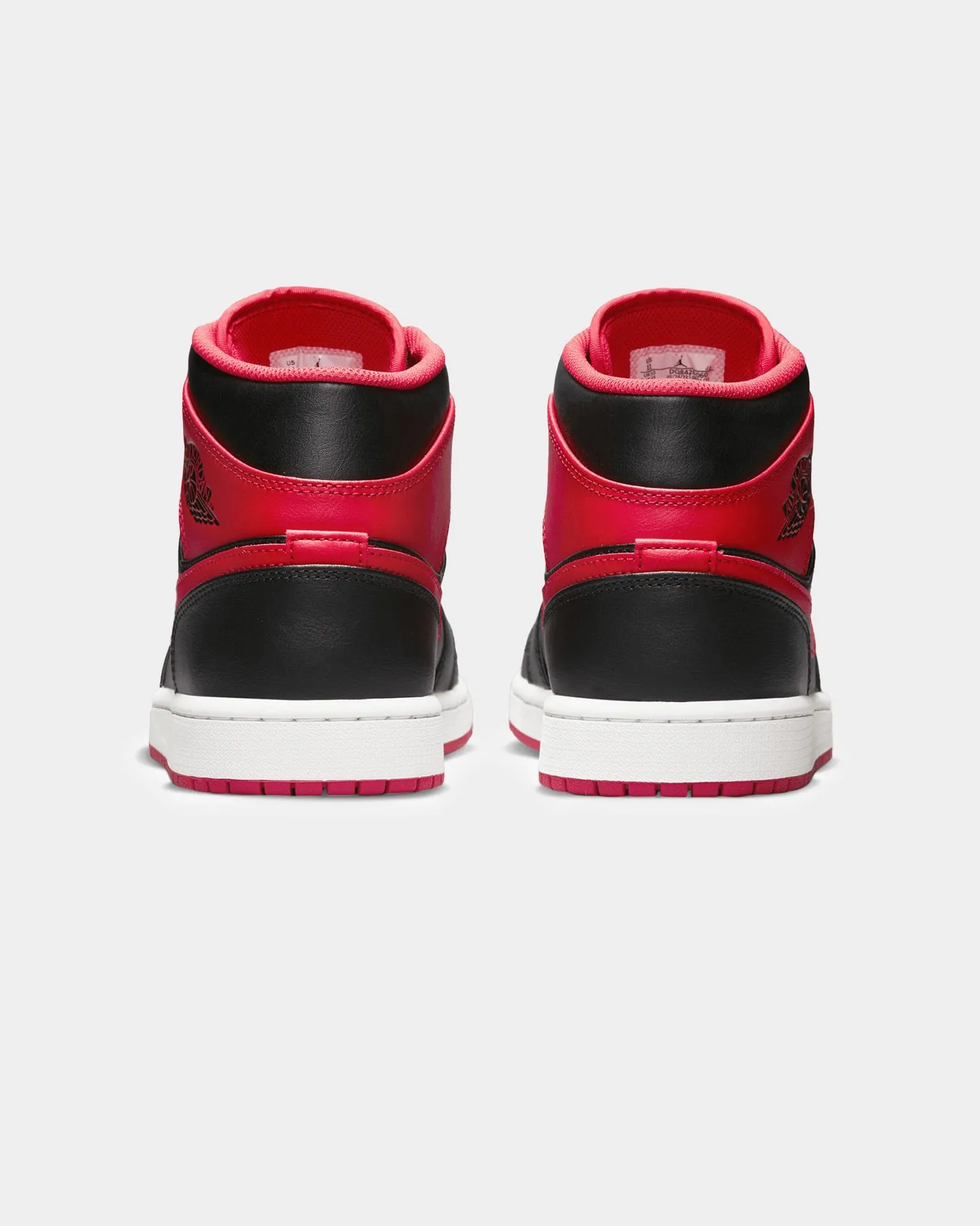 Jordan Air Jordan 1 Mid "Alternate Bred" Black/Fire Red Power Grip Comfort Walk