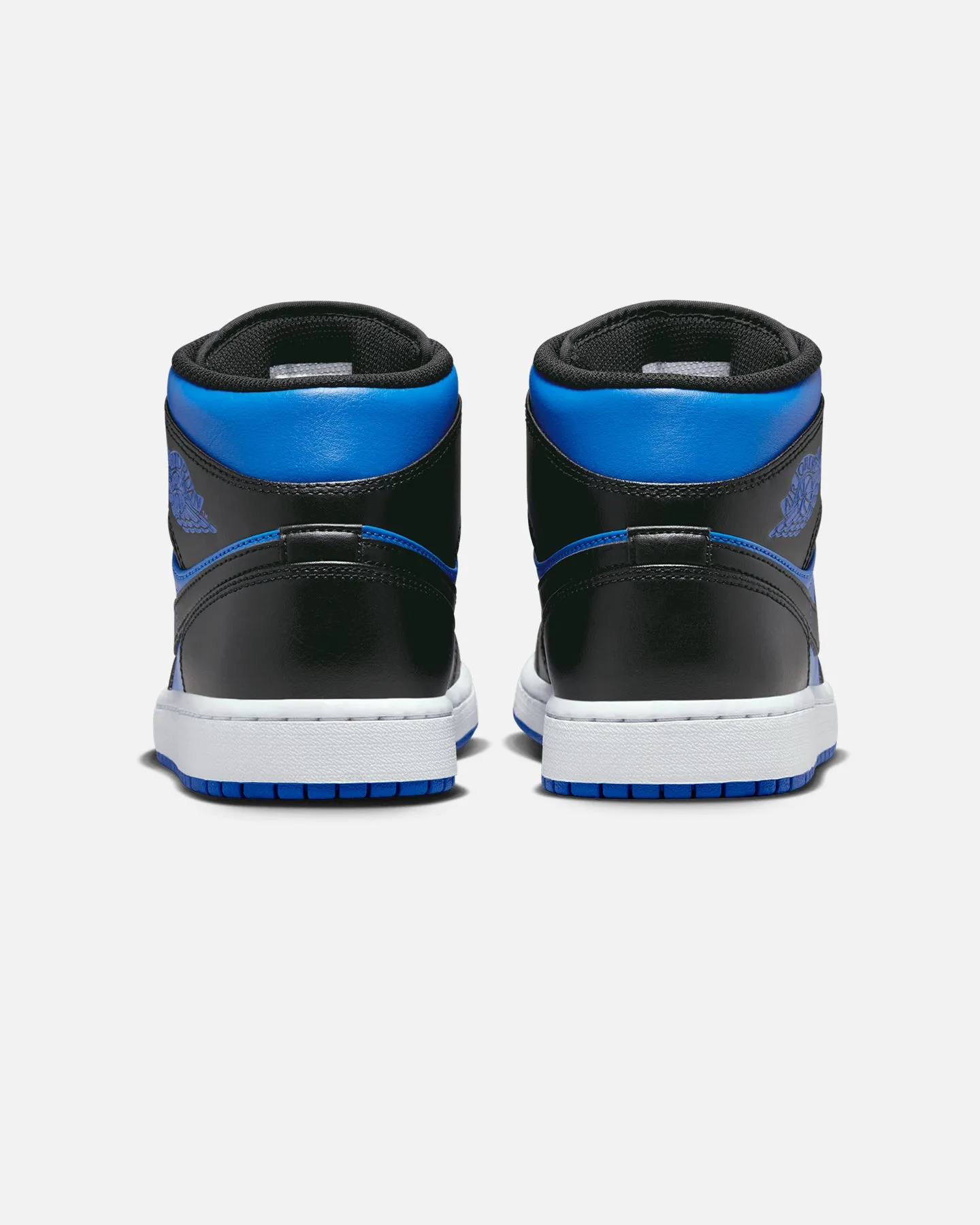 Jordan Air Jordan 1 Mid "Black Royal" Black/Royal Durable Build Sport Edge