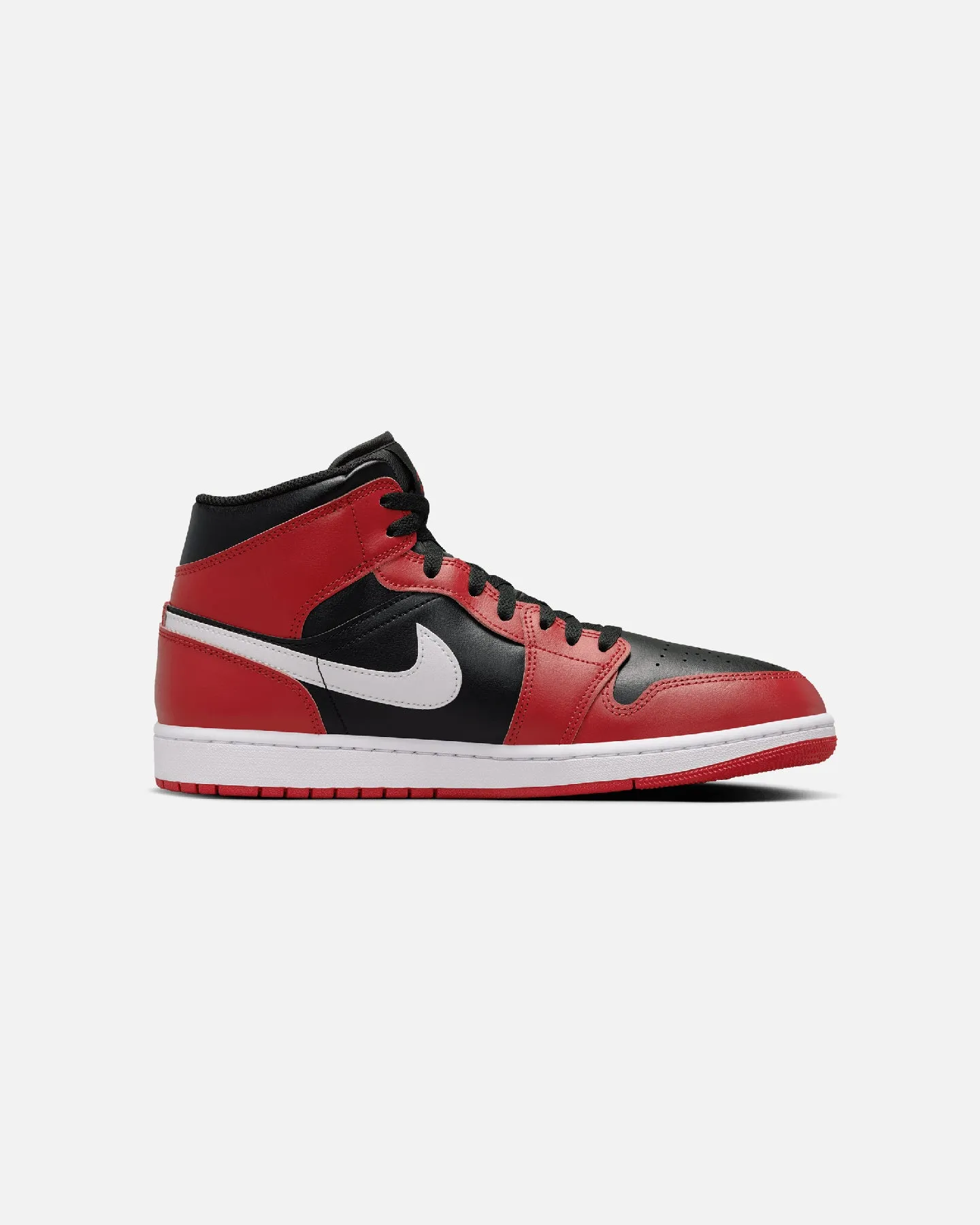 Bright Gold New Drop Jordan Air Jordan 1 Mid "Black/Gym Red" Black/Red