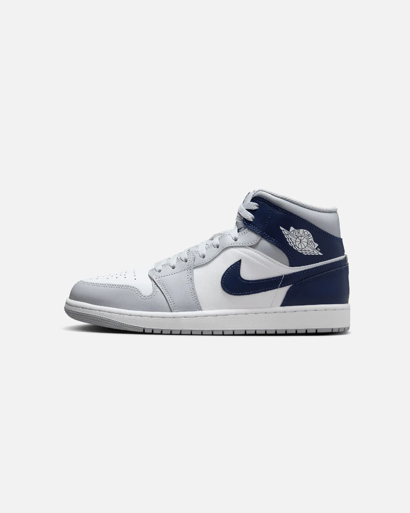 Jordan Air Jordan 1 Mid "Georgetown" White/Midnight Navy Shock Absorbing