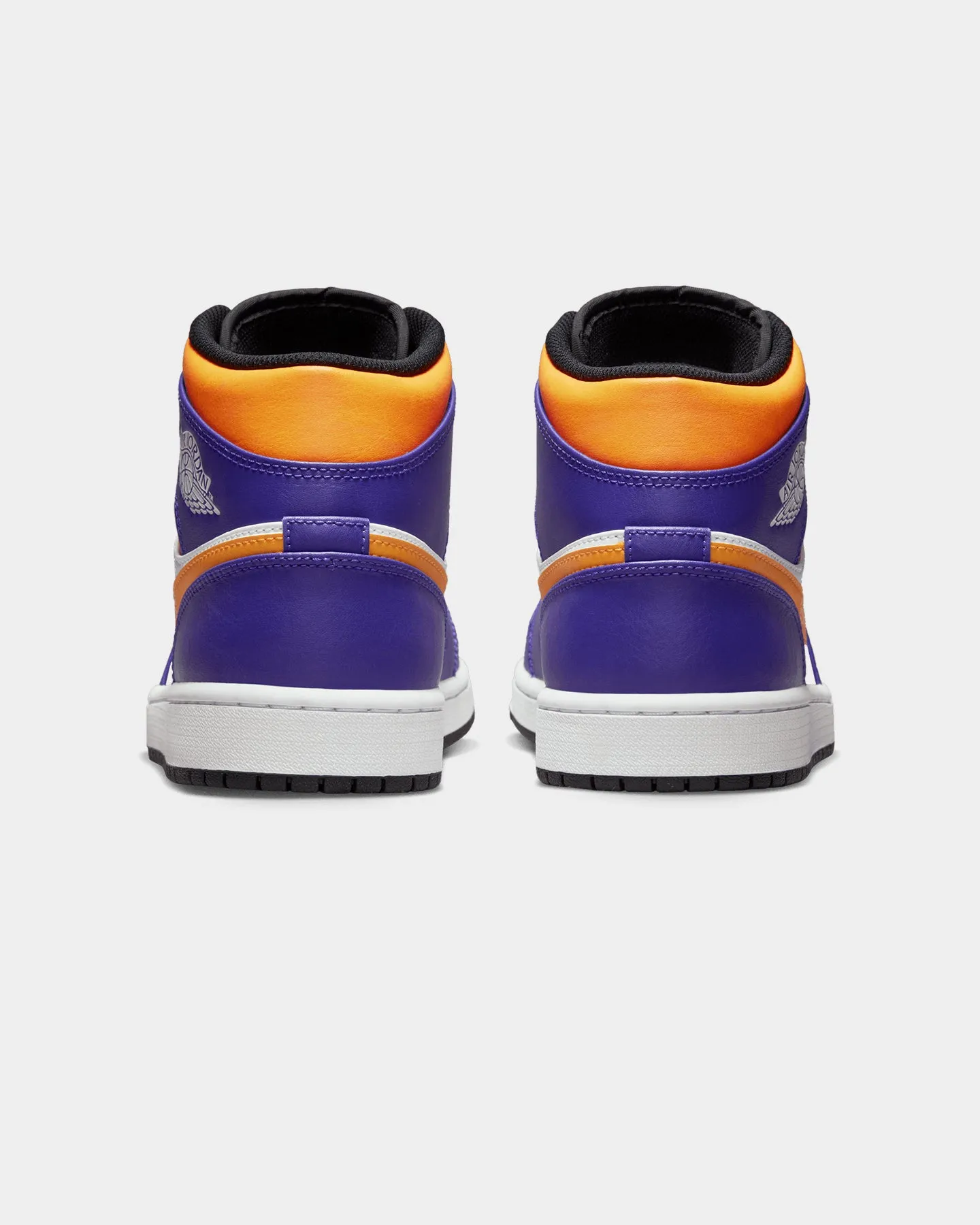 Jordan Air Jordan 1 Mid "Lakers" Dark Concord Island Step Lace Up