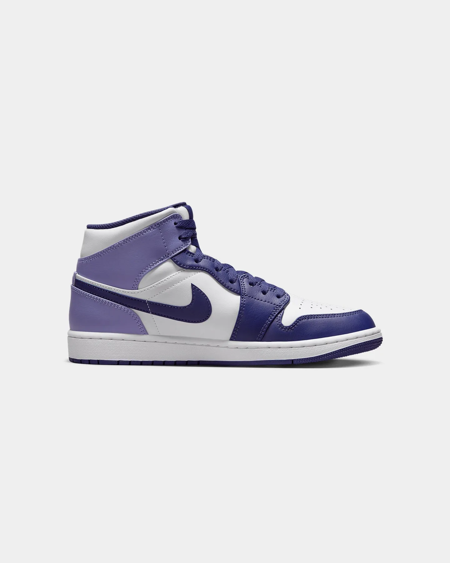Jordan Air Jordan 1 Mid "Purple Toe" Sky Light Purple Wide Path Trendy