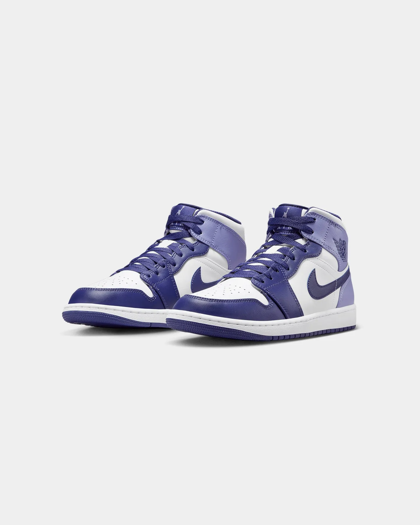 Jordan Air Jordan 1 Mid "Purple Toe" Sky Light Purple Pair Quick Festival Vibe