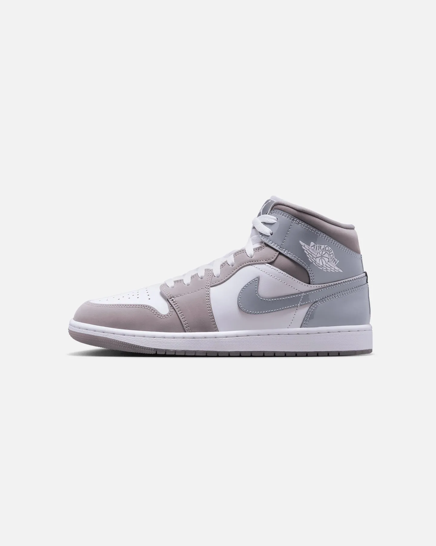 Work Base synthetic leather Jordan Air Jordan 1 Mid SE "Cool Grey" White/Grey