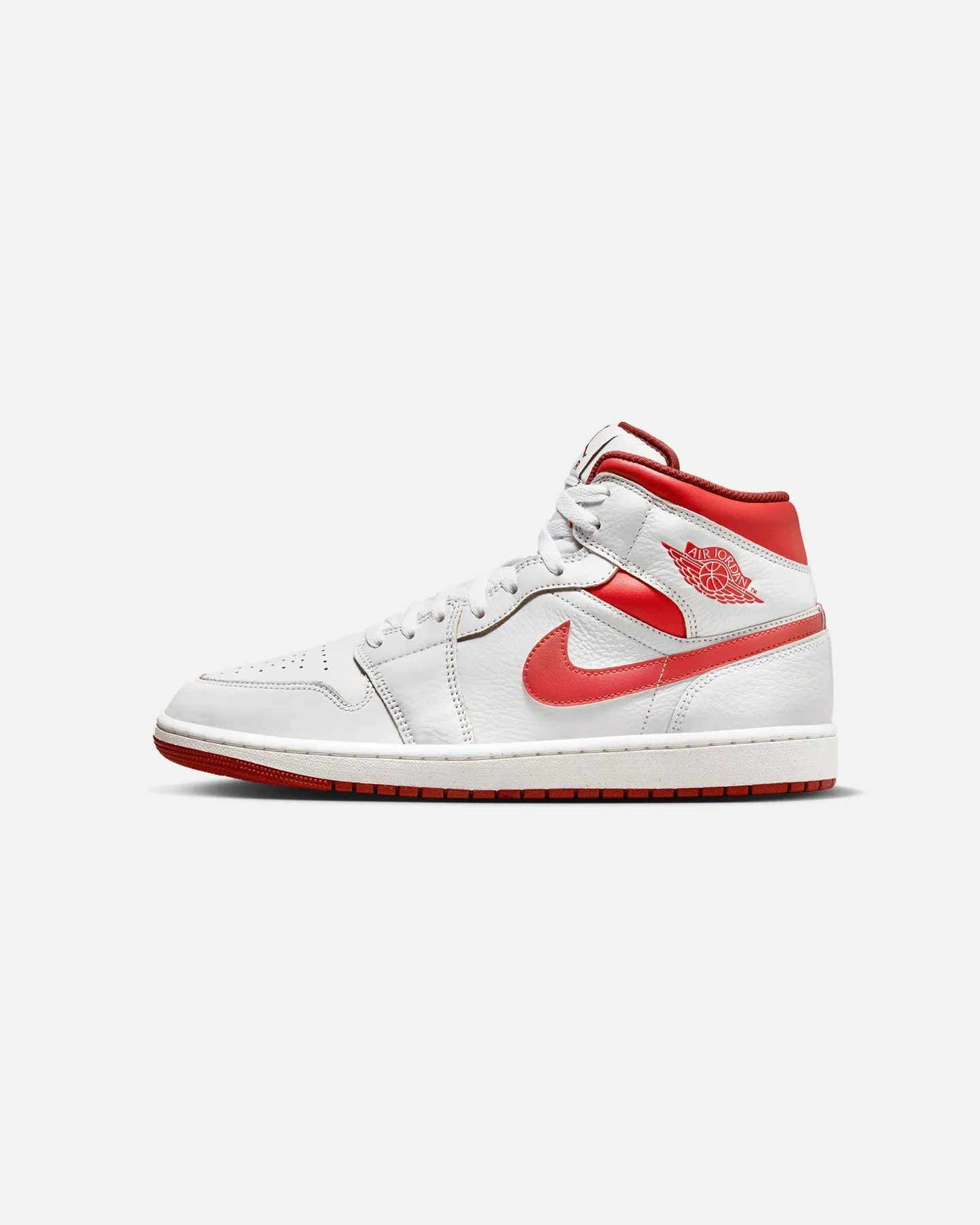 Jordan Air Jordan 1 Mid SE White/Lobster Foam Base Stretchable