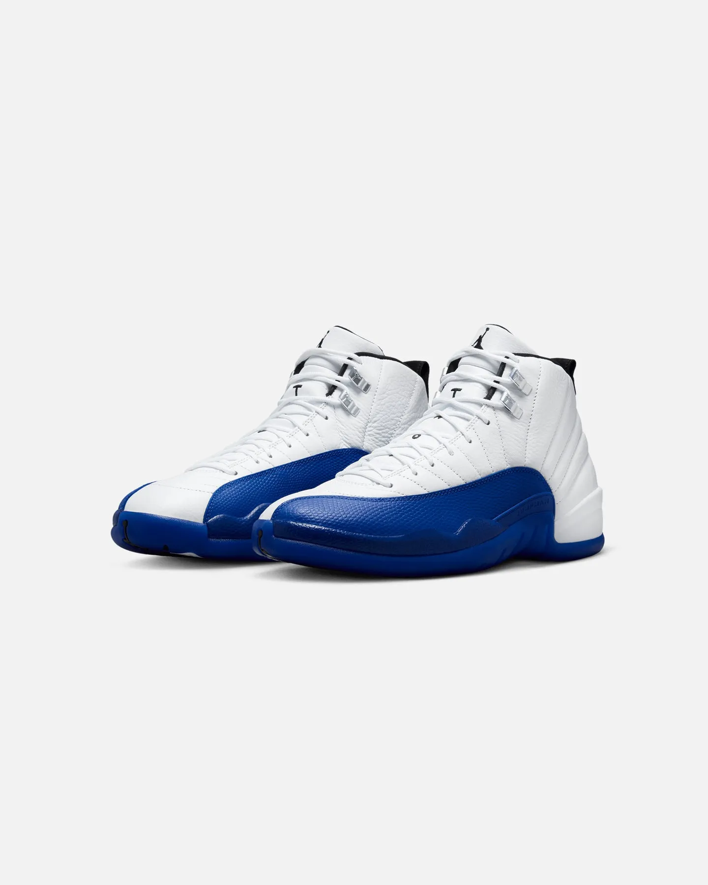 Jordan Air Jordan 12 Retro "Blueberry" White/Black-Game Royal Blue Pose Ready Durable outsole