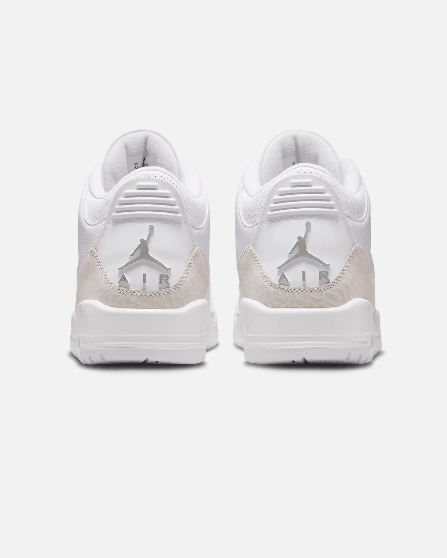 Comfortable Wear Tropic Mode Jordan Air Jordan 3 Retro "Pure Money" White/Silver