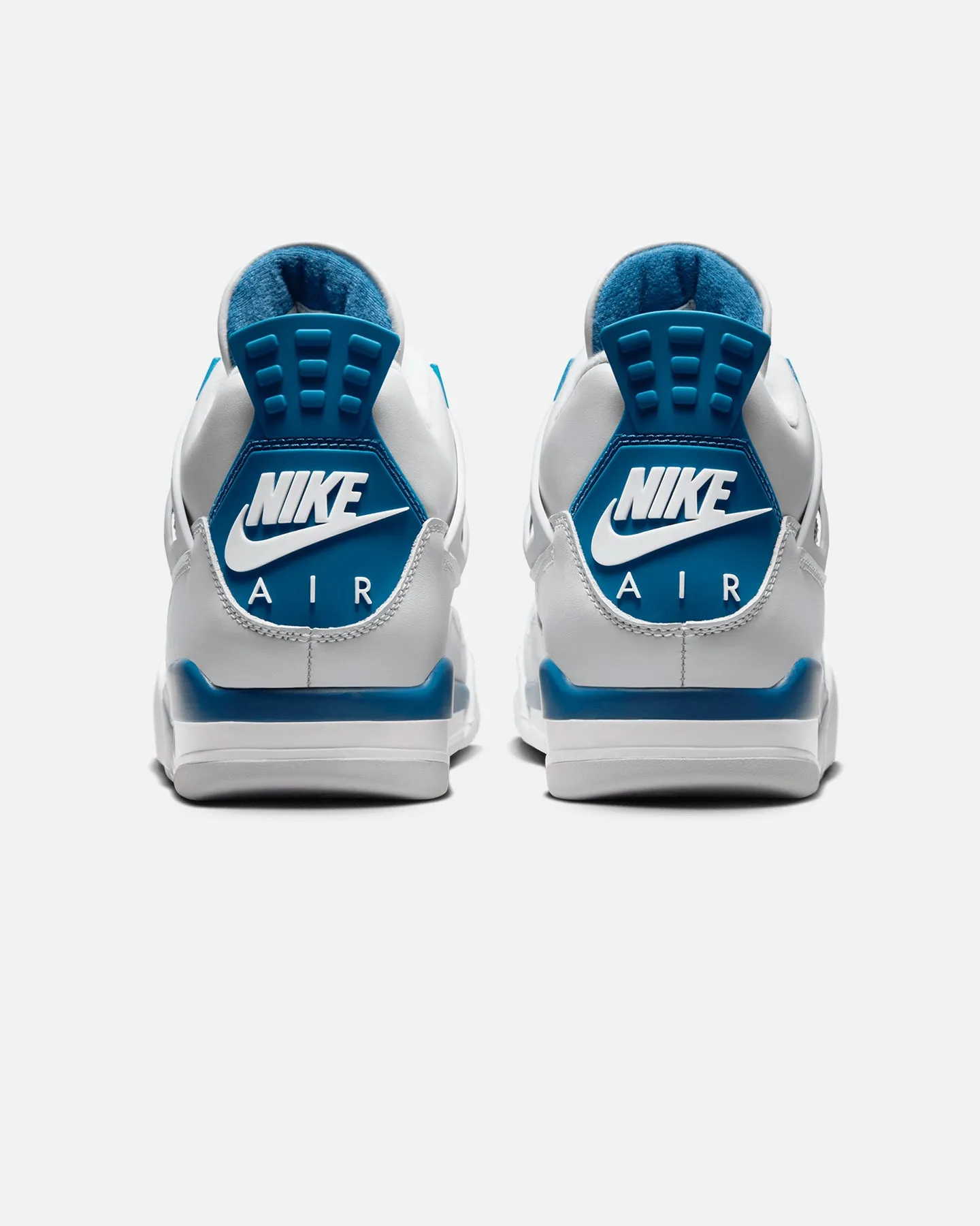 Jordan Air Jordan 4 Retro "Military Blue" Off White/Industrial Blue Matte Base River Cross