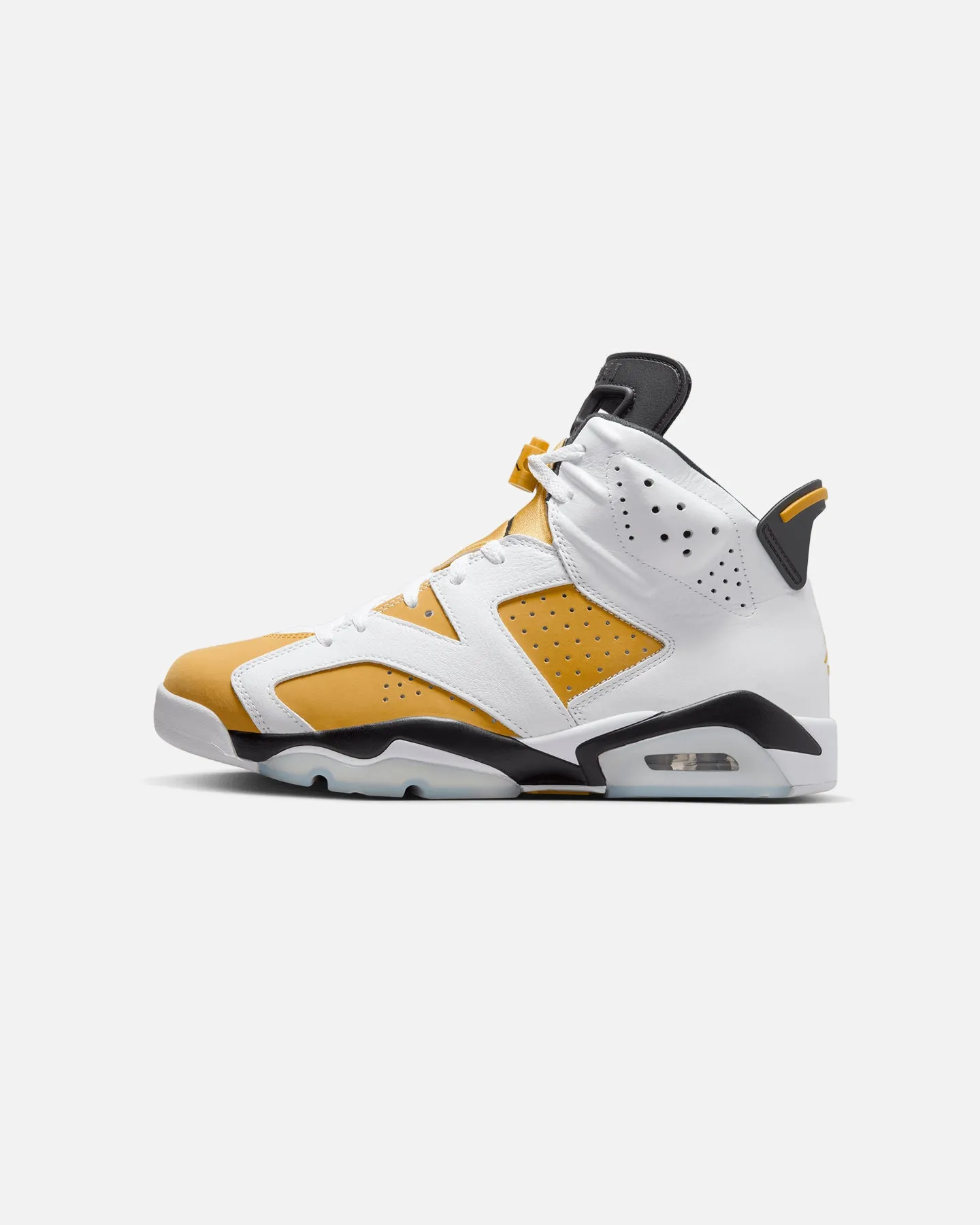 Jordan Air Jordan 6 Retro White/Yellow Ochre/Black Comfort footbed Mix Hue