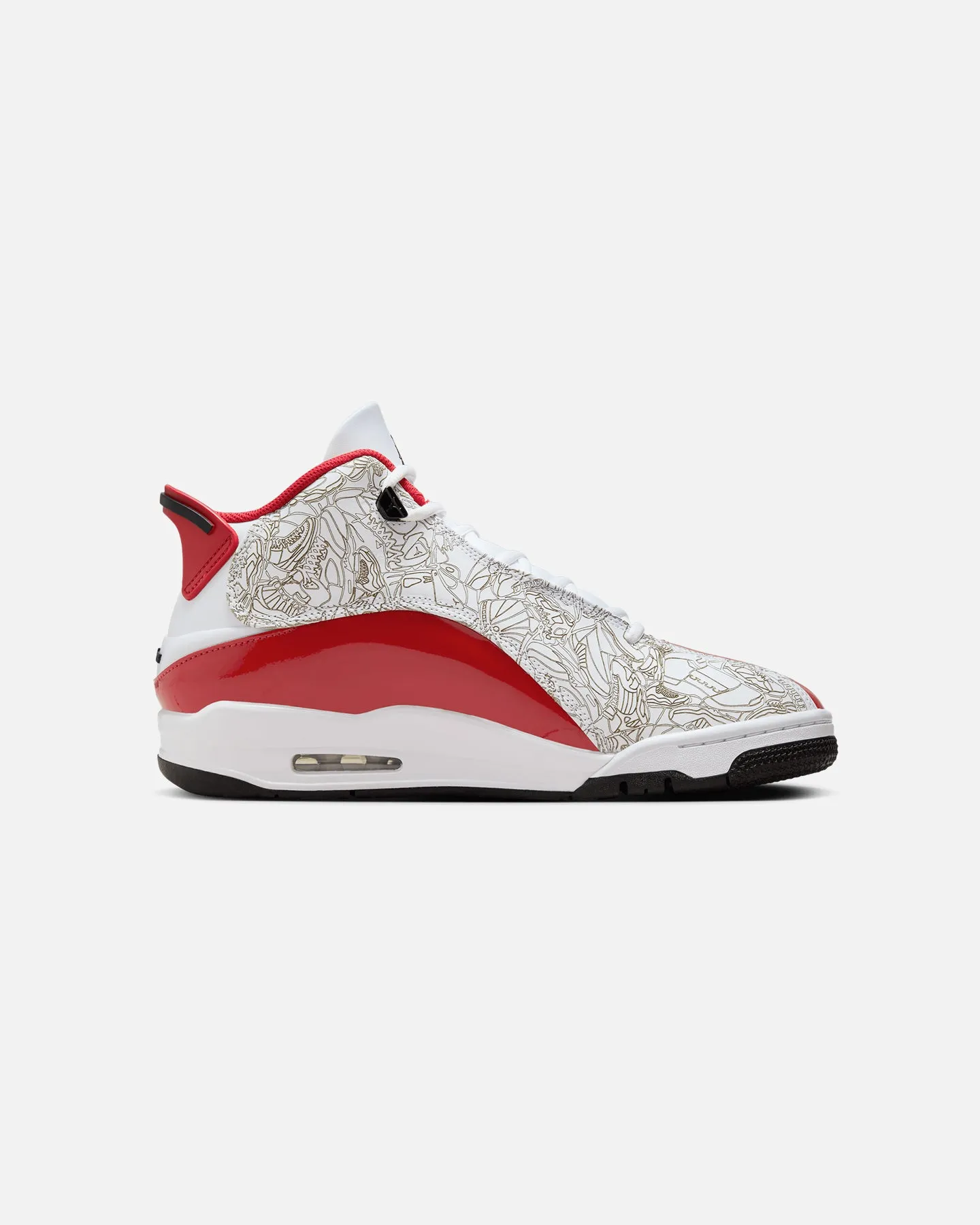 Dark Edge Step Free Jordan Air Jordan Dub Zero White/Varsity Red
