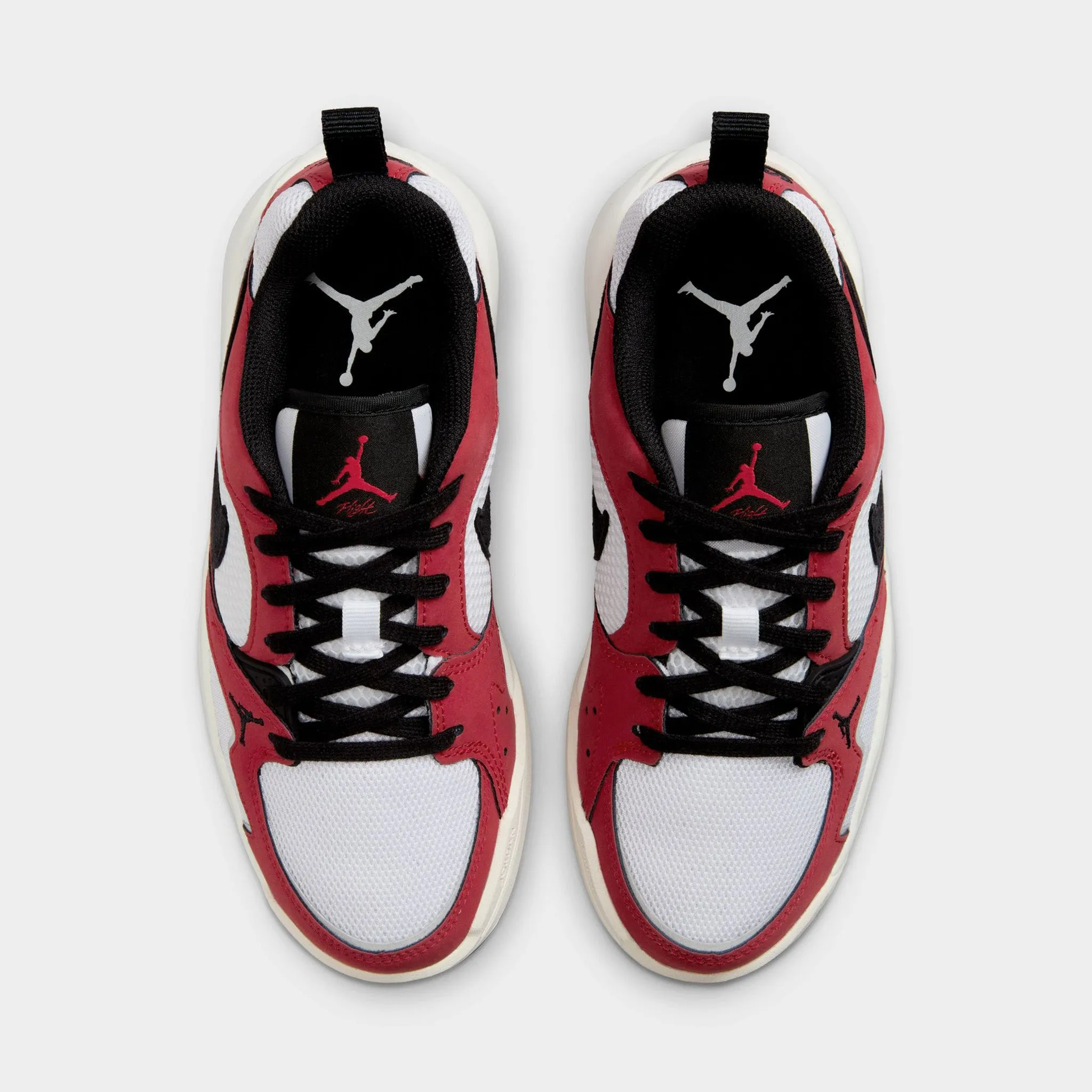 Jordan CMFT Era GS White / Black - Varsity Red Gold Shine