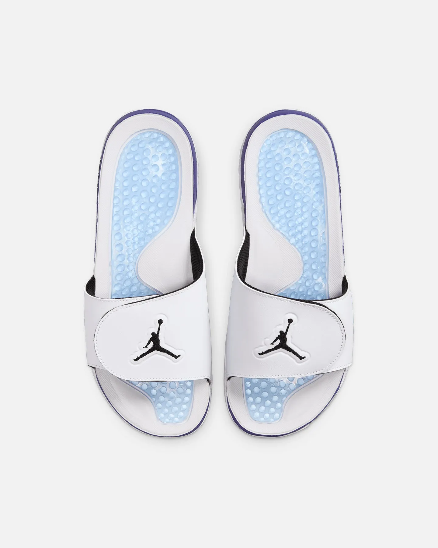 Game Fit Lace Up Jordan Hydro V Retro Slides White/Black