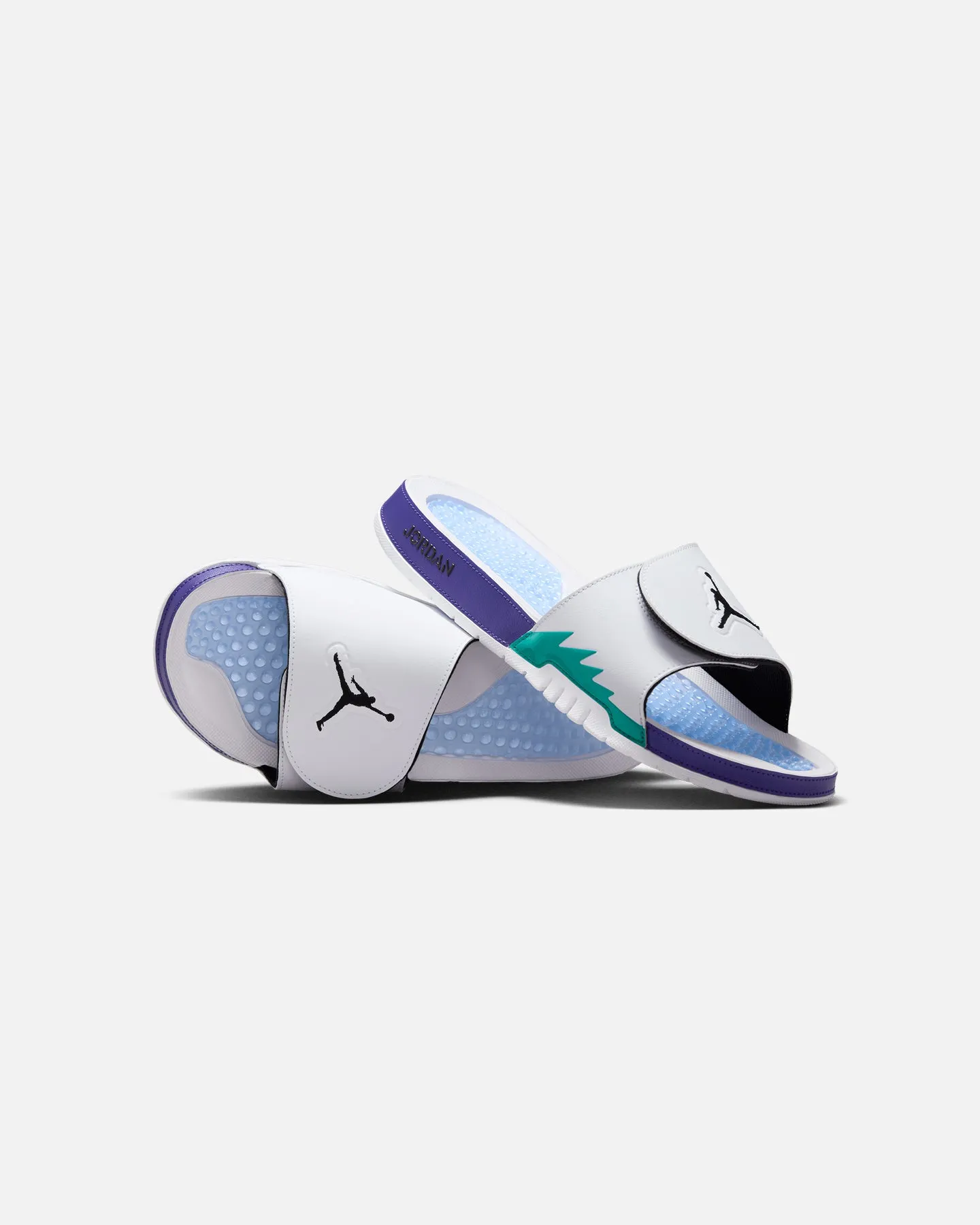 Moisture wicking Comfort support Jordan Hydro V Retro Slides White/Black