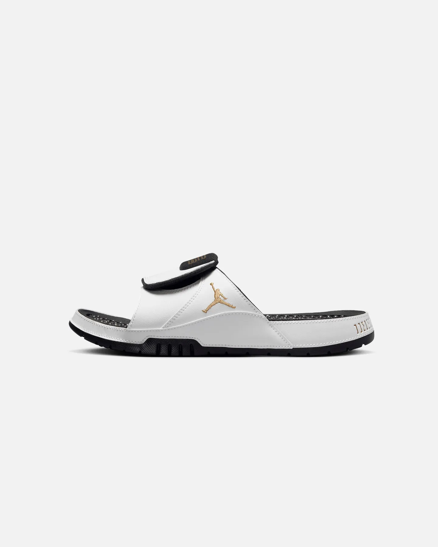 Weekend Casual Jordan Hydro Xi Retro Slides White/Metallic Gold