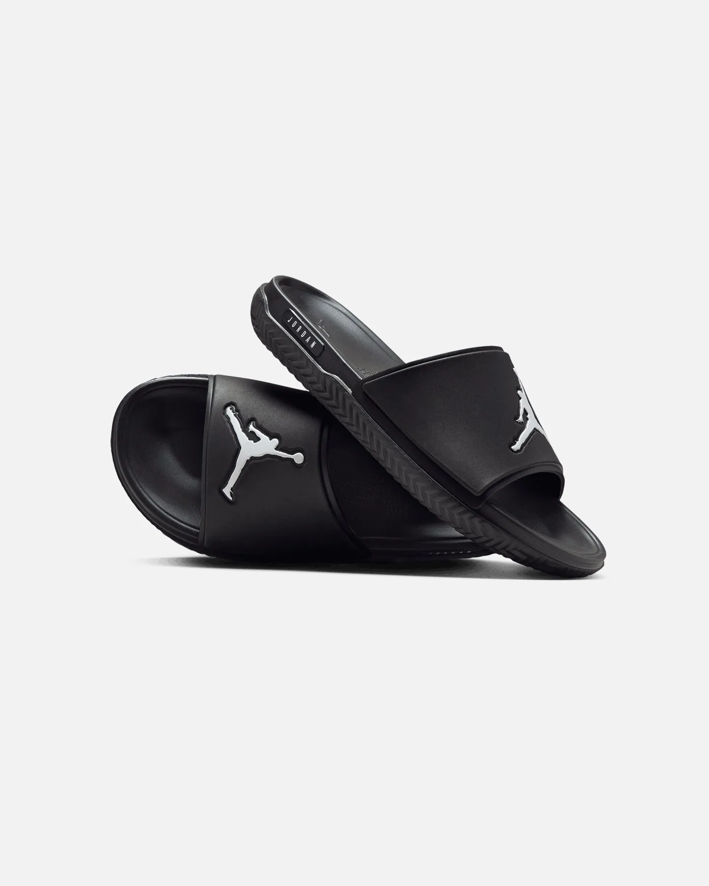Island Step Field Power Jordan Jumpman Slides Black/White