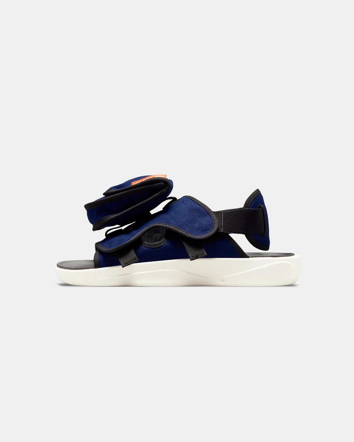 Jordan LS Slides Deep Royal Blue Cross Road