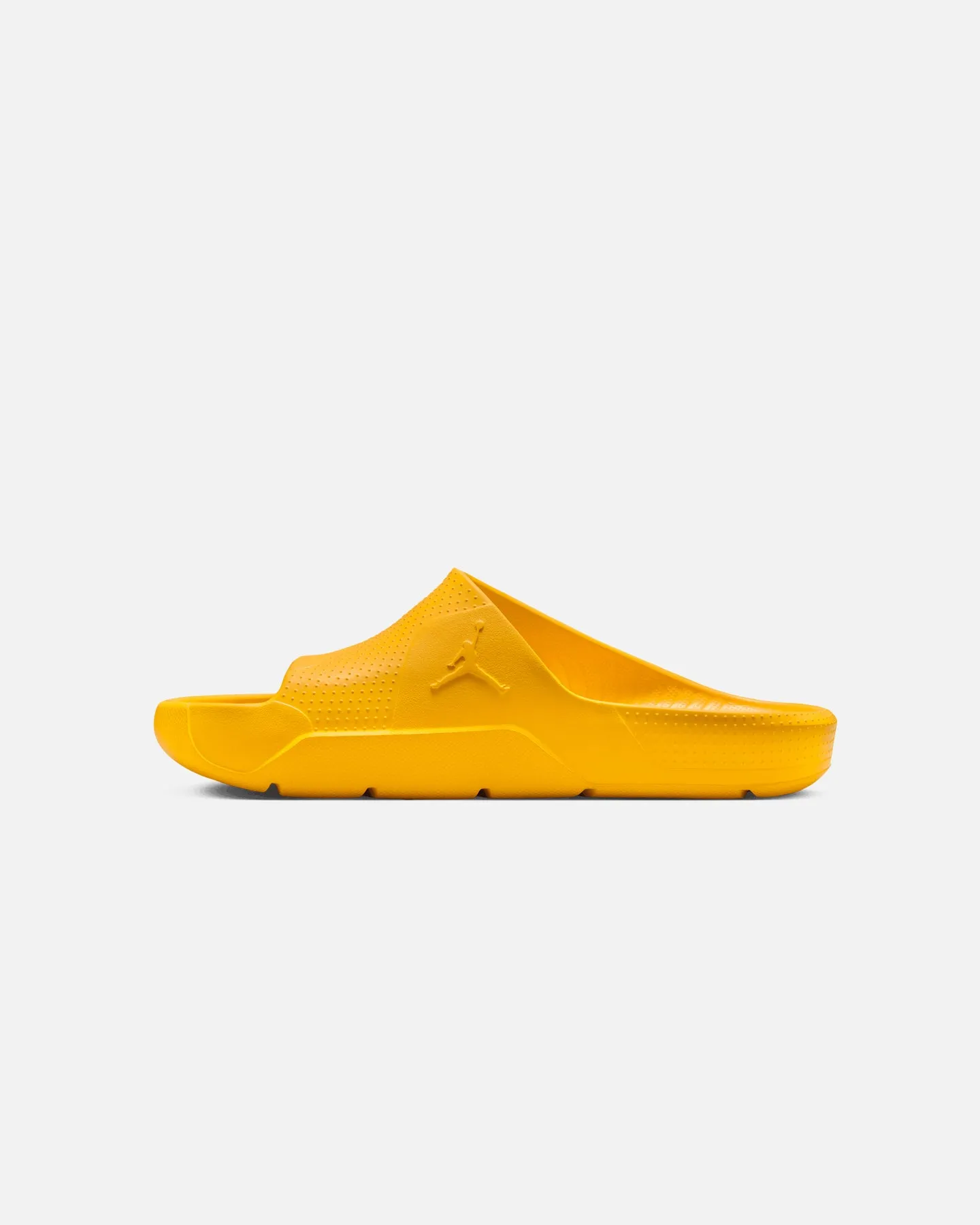 Jordan Post Slides Yellow Ochre Energy Walk Comfortable Wear