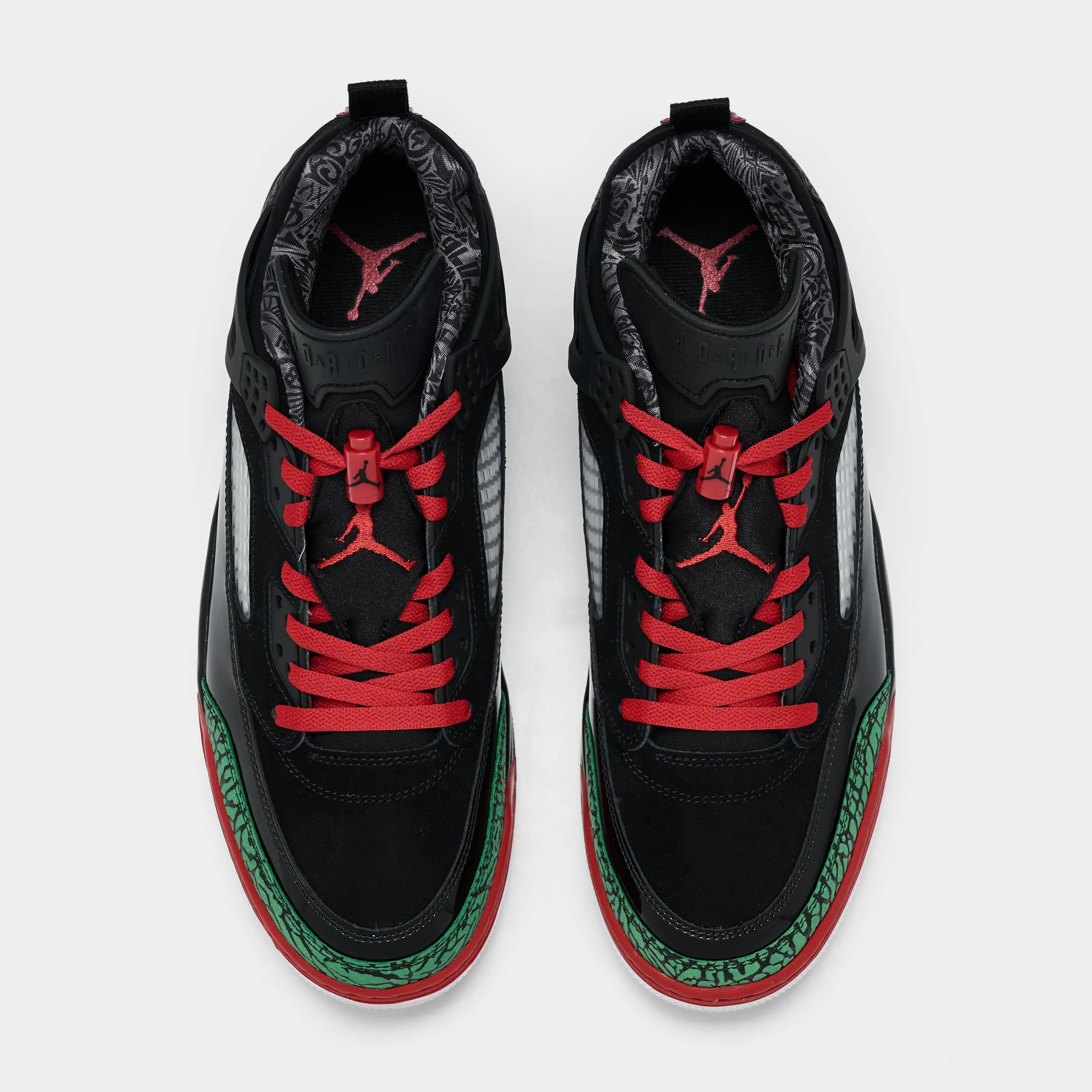 Jordan Spizike Low Black / Varisty Red - Classic Green Outdoor Footwear Fast Walk