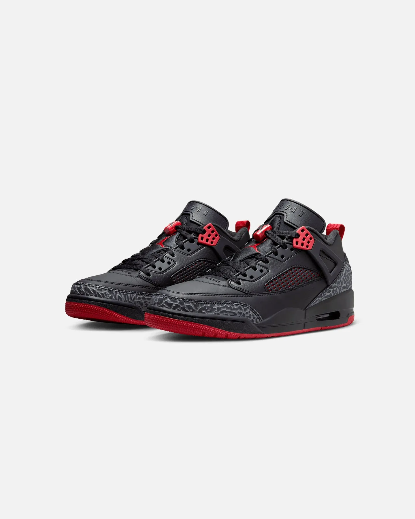 Snow Warm Versatile Jordan Spizike Low Black/Gym Red