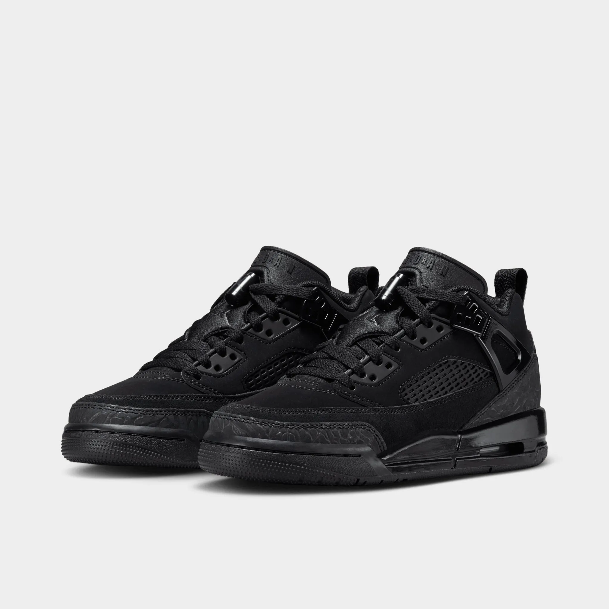 Jordan Spizike Low GS Black / Black All Day Travel Trendy Appeal