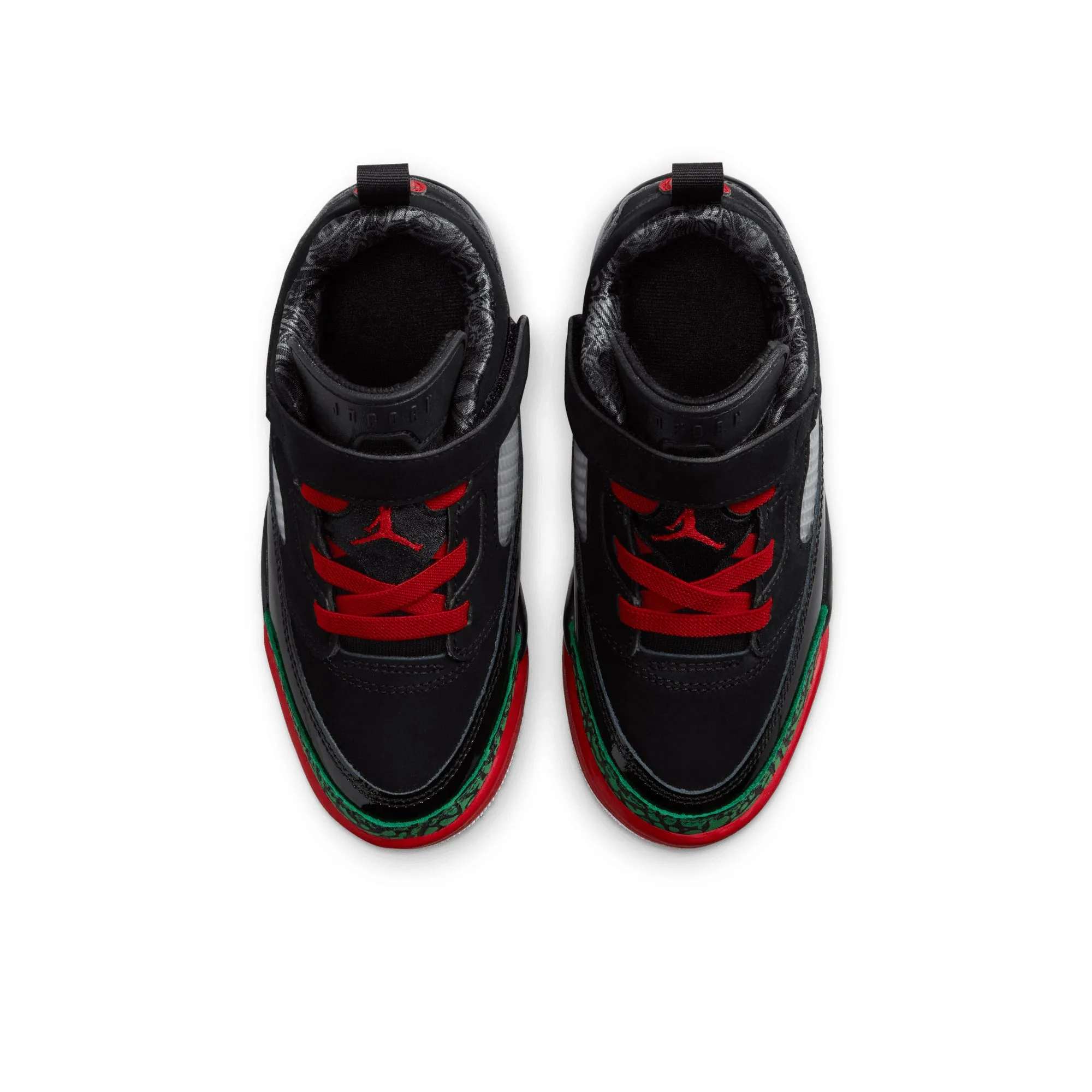 Cool Feet Heel Support Jordan Spizike Low (PS) - Black/Varsity Red