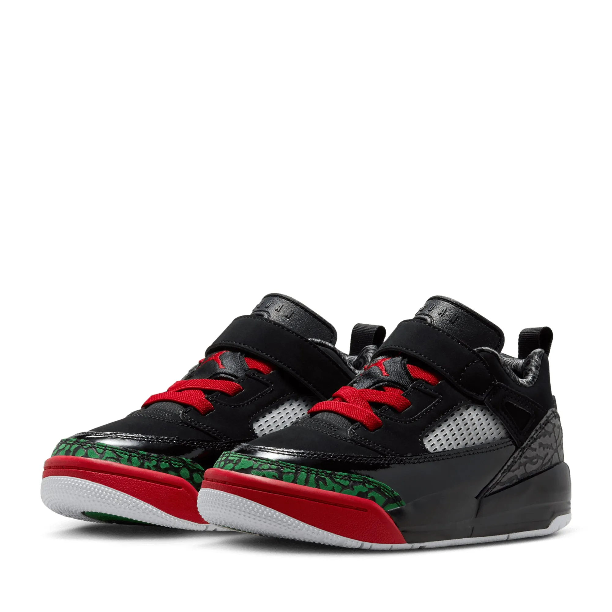LaceUpDesign Adaptive Traction Jordan Spizike Low (PS) - Black/Varsity Red