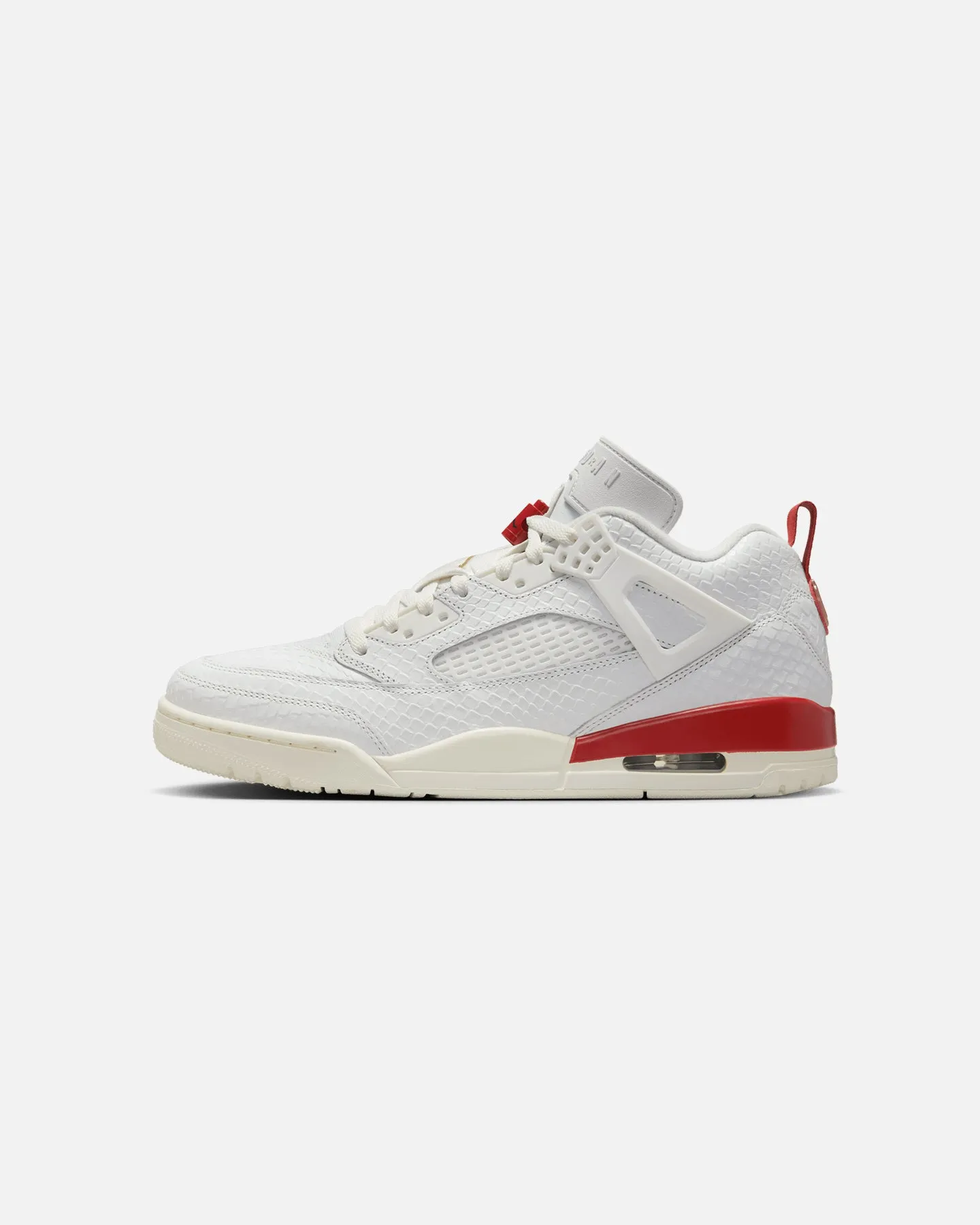 Versatile Jordan Spizike Low "El Vuelo" Summit White/Metallic Gold-Dragon Red