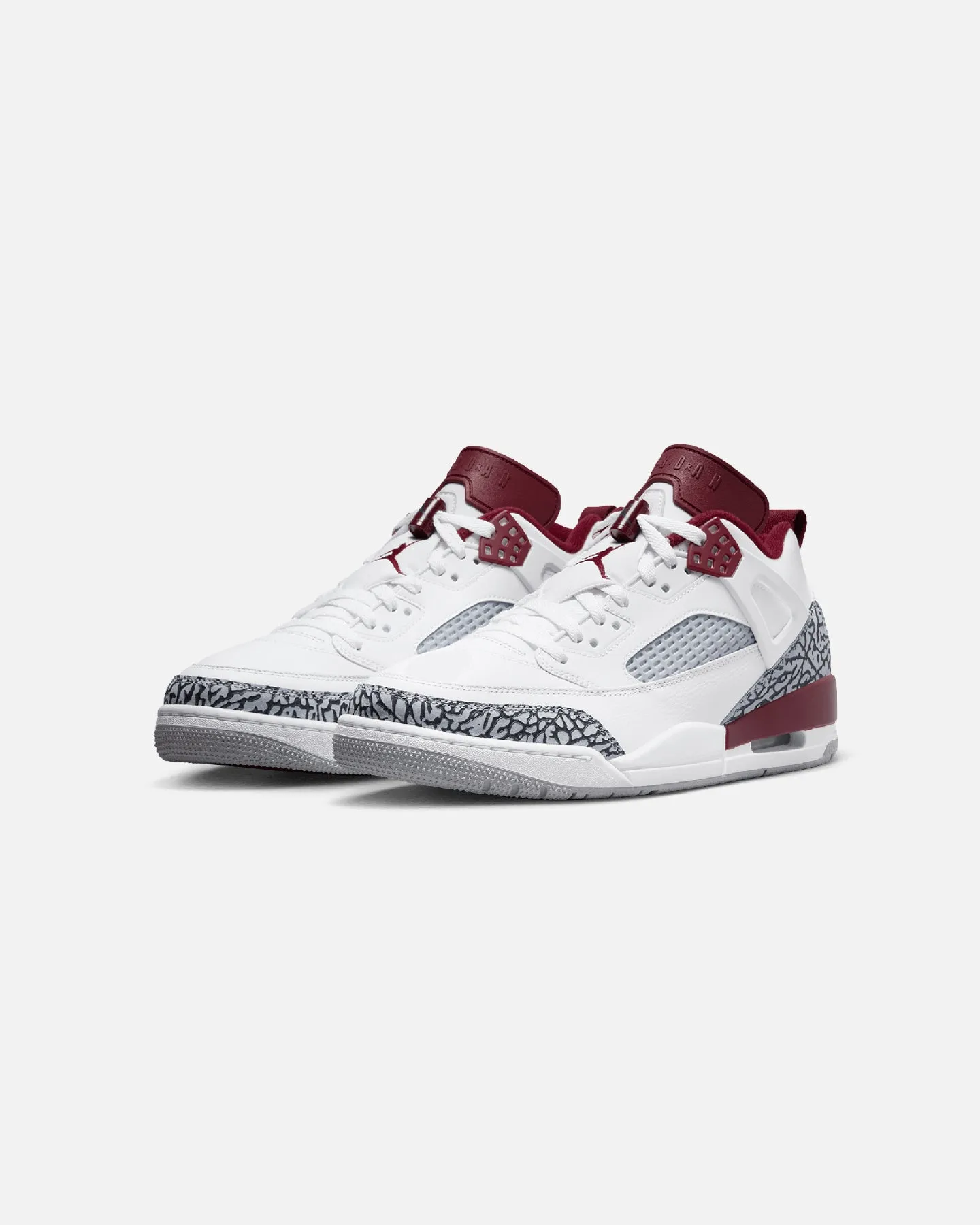Jordan Spizike Low White/Team Red-Wolf Grey Clean Step Adult Ease