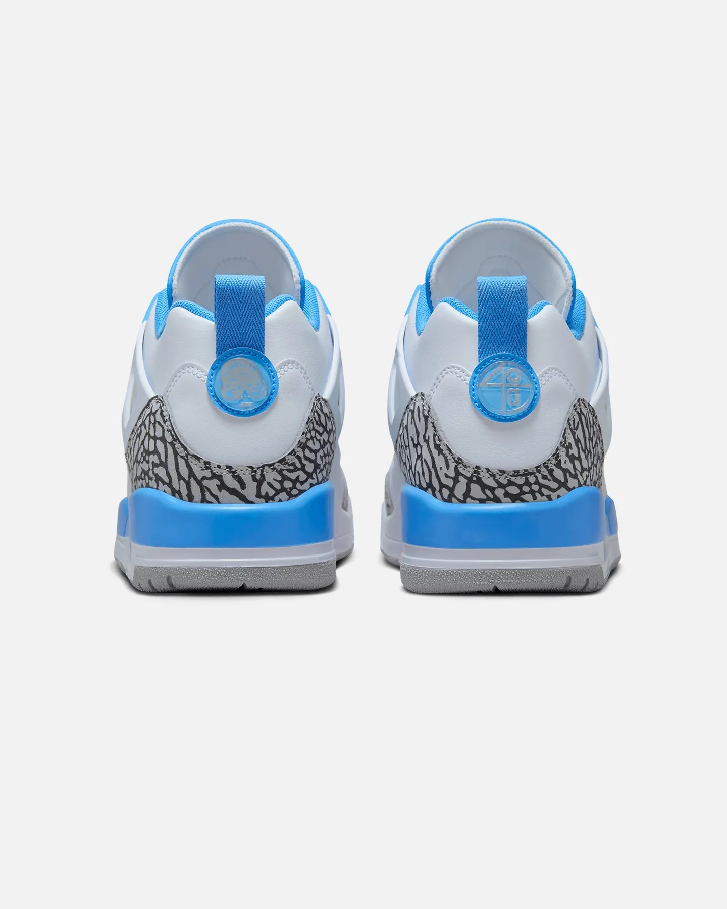 Jordan Spizike Low White/University Blue Soft Tone Retro Mood