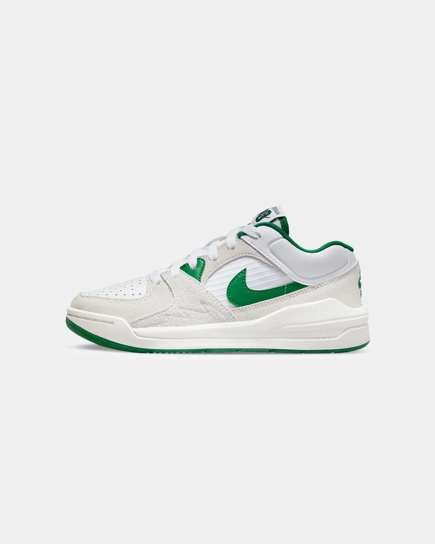Jordan Stadium 90 "Pine Green" White/Clover High Arch Comfort footbed