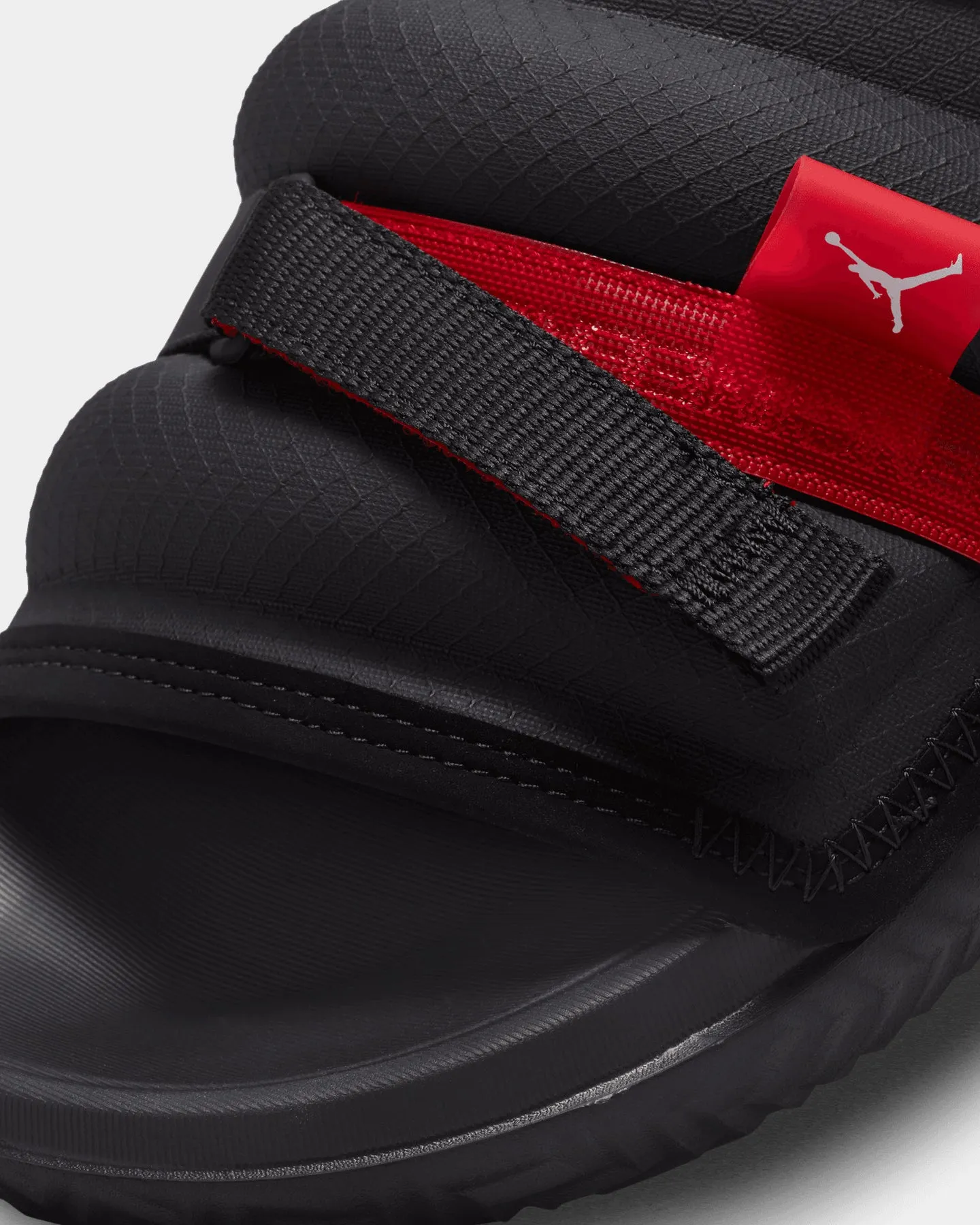 Young Mood Jordan Super Play Slides Black/Uni Red