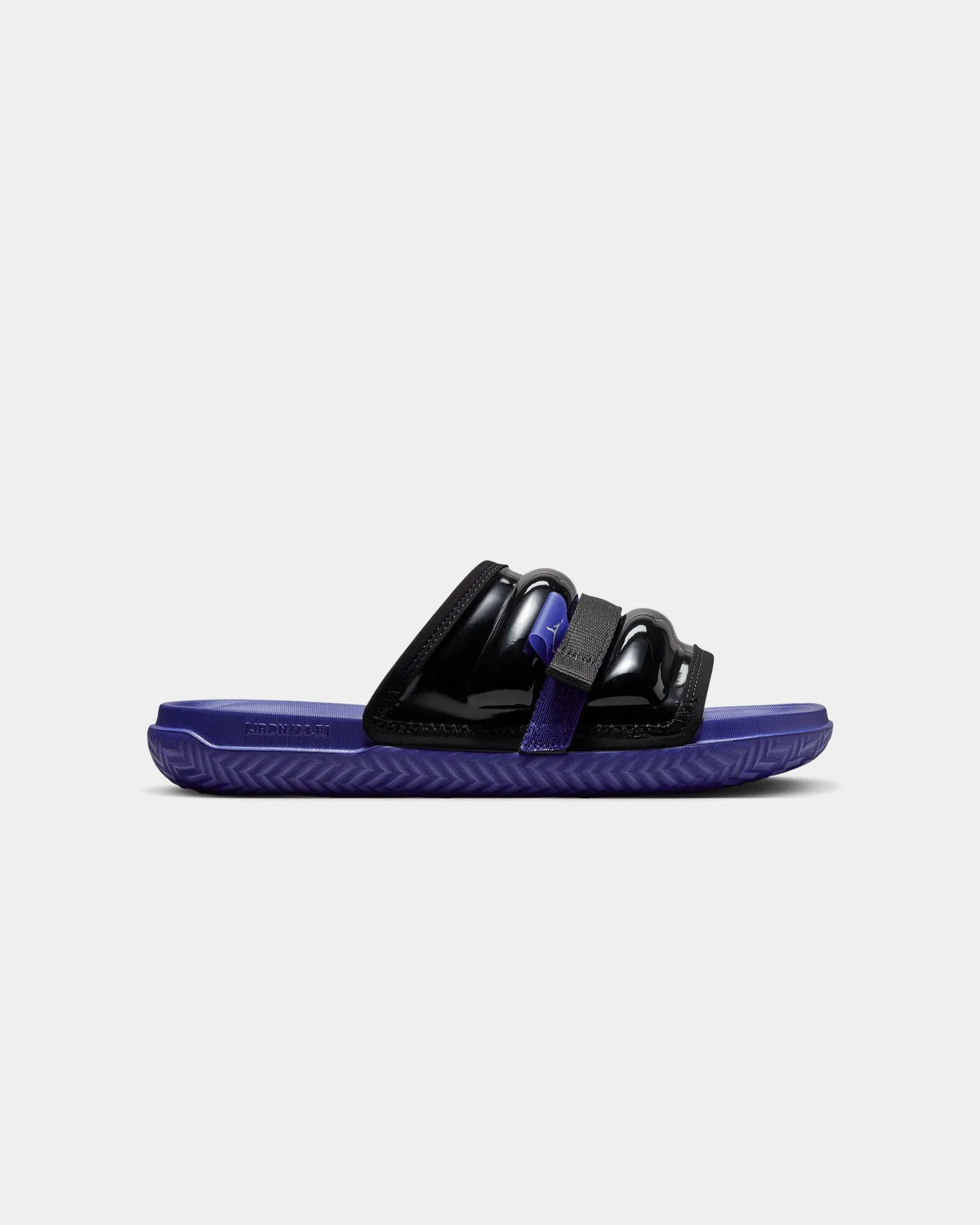 Jordan Super Play Slides Black/White-Dark Concord Fast Track