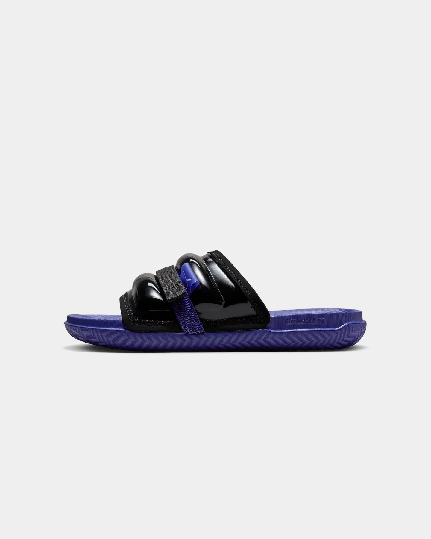 Jordan Super Play Slides Black/White-Dark Concord Indoor