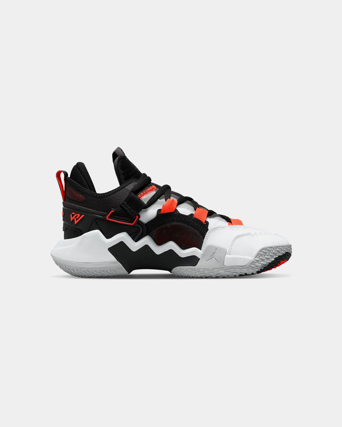 Cold Tone Foot Ease Jordan Why Not .5 White/Bright Crimson-Black-Grey Fog