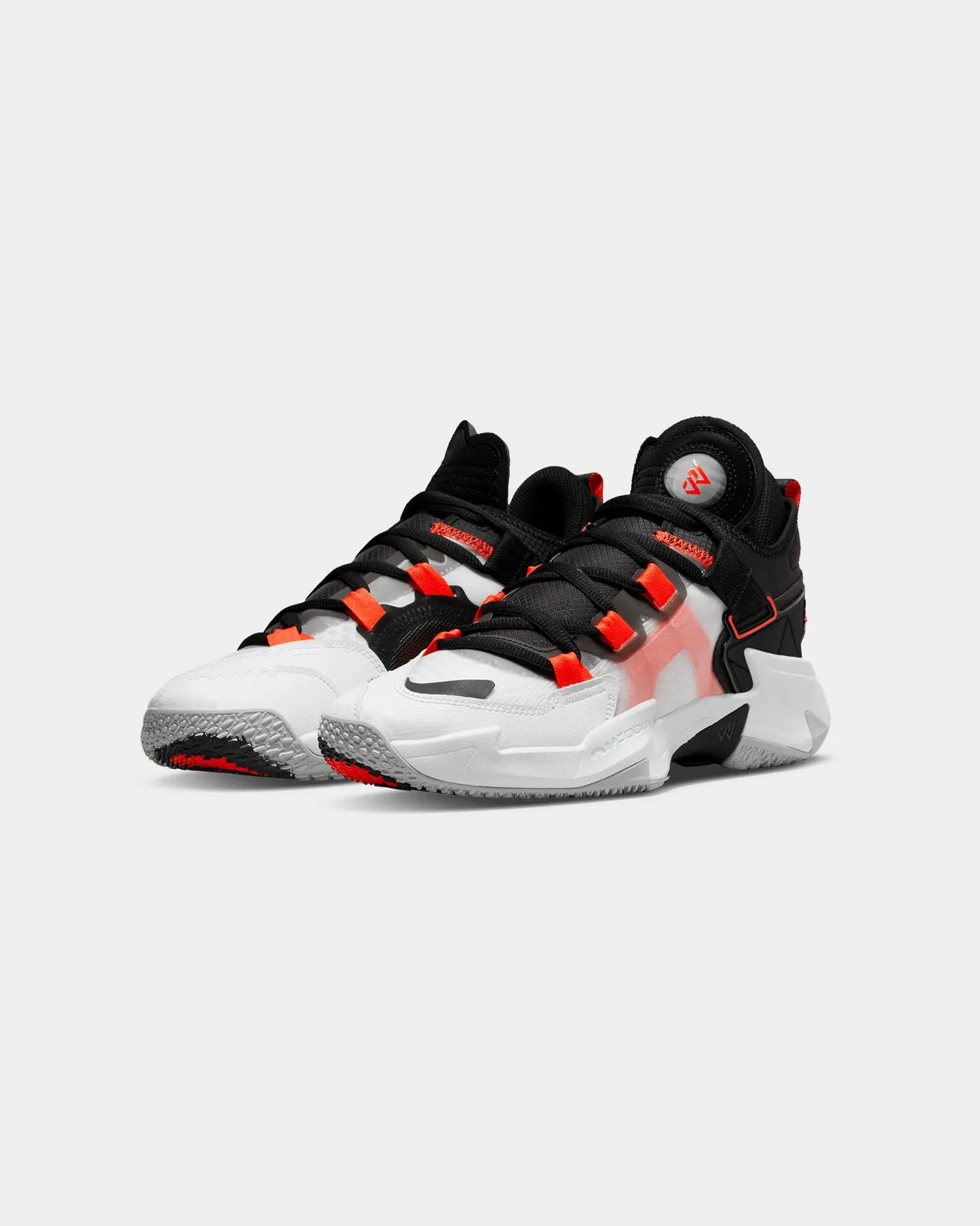 Jordan Why Not .5 White/Bright Crimson-Black-Grey Fog Desert Run Earth Mood