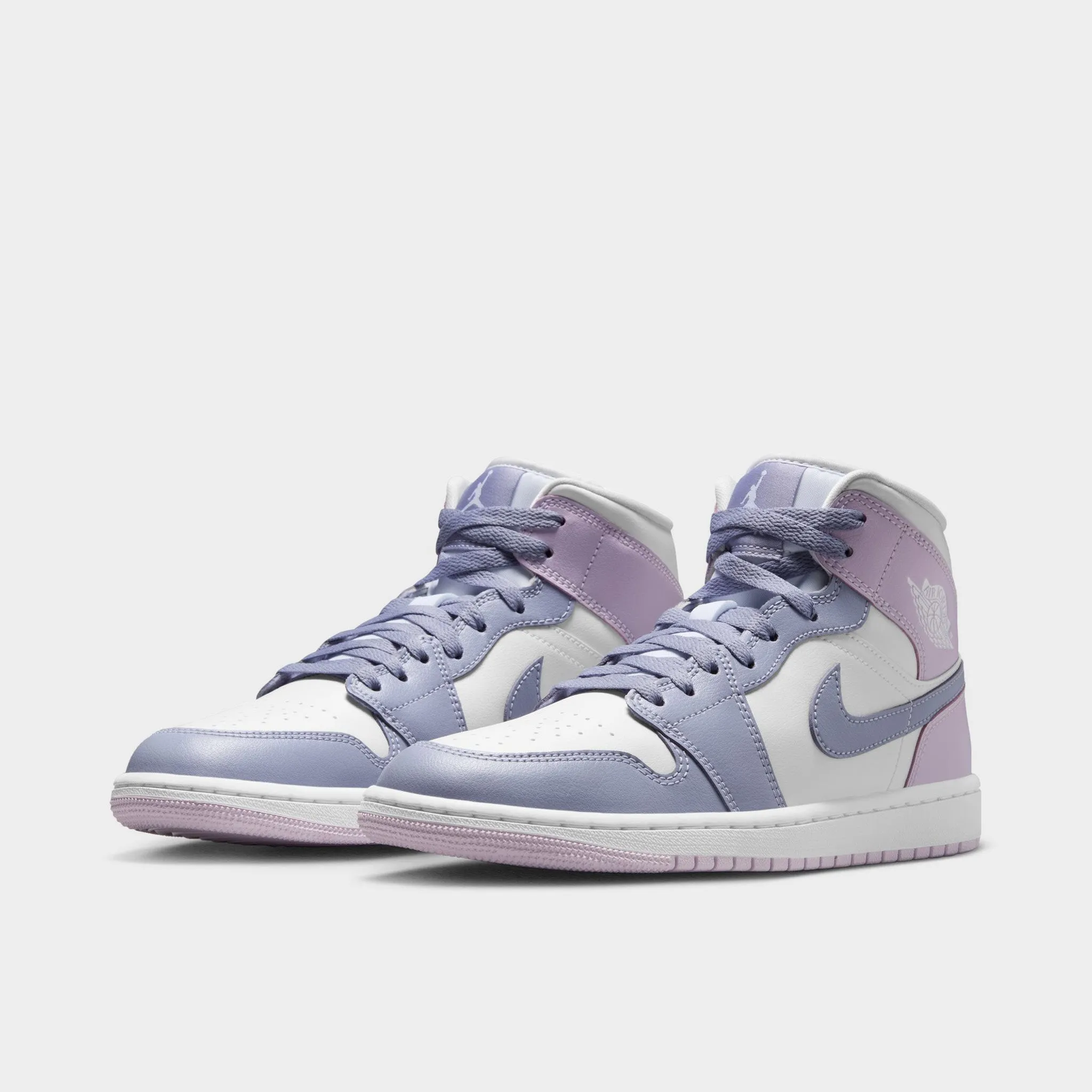 Peace Mood Jordan Women's 1 Mid Indigo Haze / Doll-White