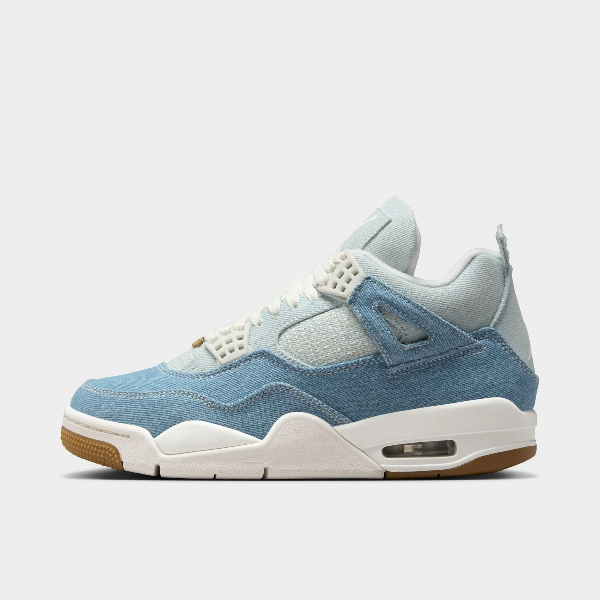 evening walk Easy Movement Jordan Women's 4 Retro Sail / Gum Light Brown - Worn Denim