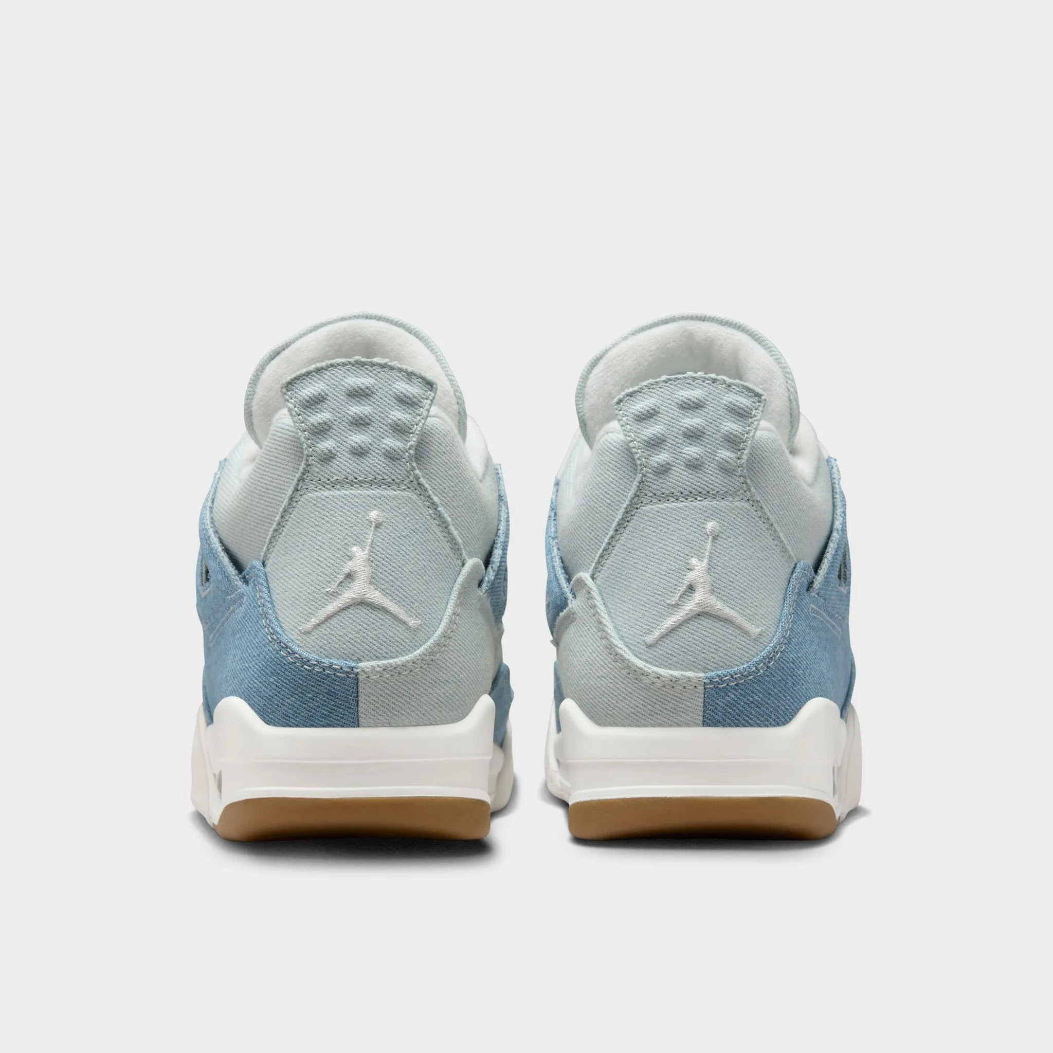 Jordan Women's 4 Retro Sail / Gum Light Brown - Worn Denim Joint Care Matte Base