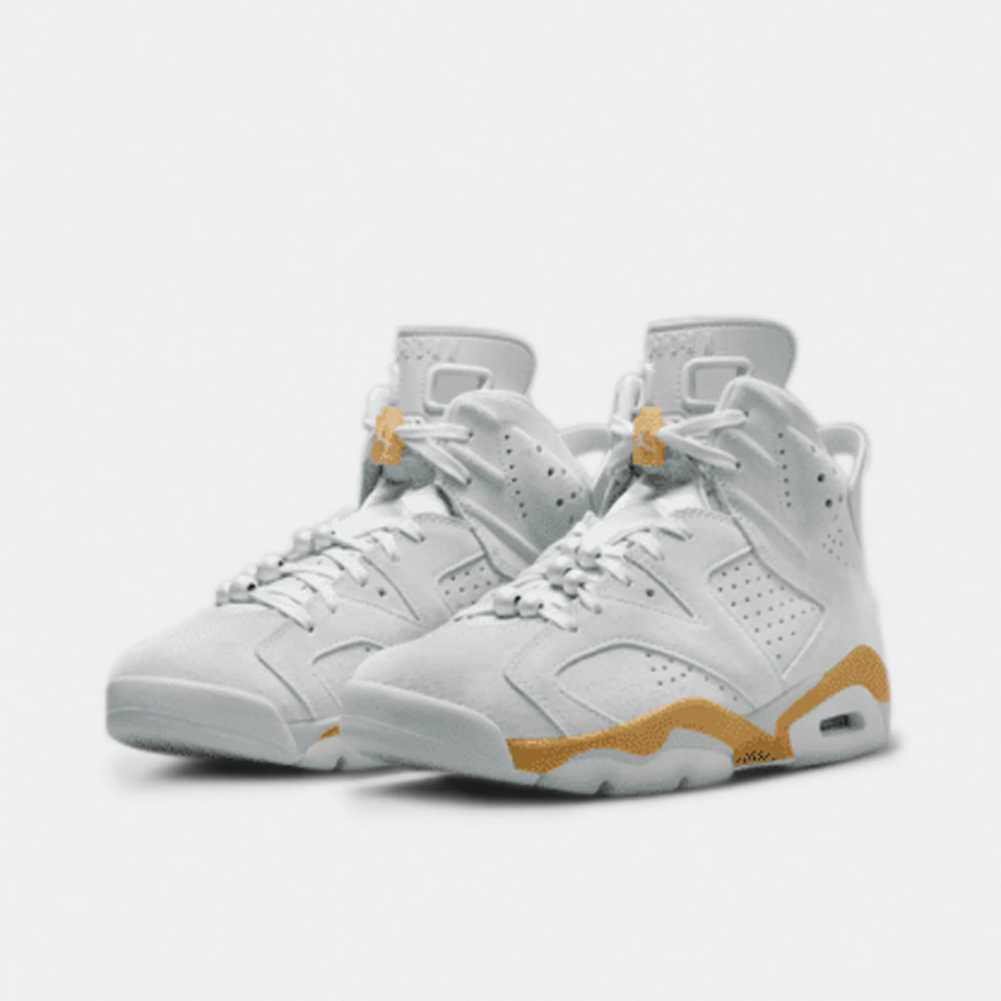 Pilates Cool Jordan Women's 6 Retro Pure Platinum / Metallic Gold - Coconut Milk