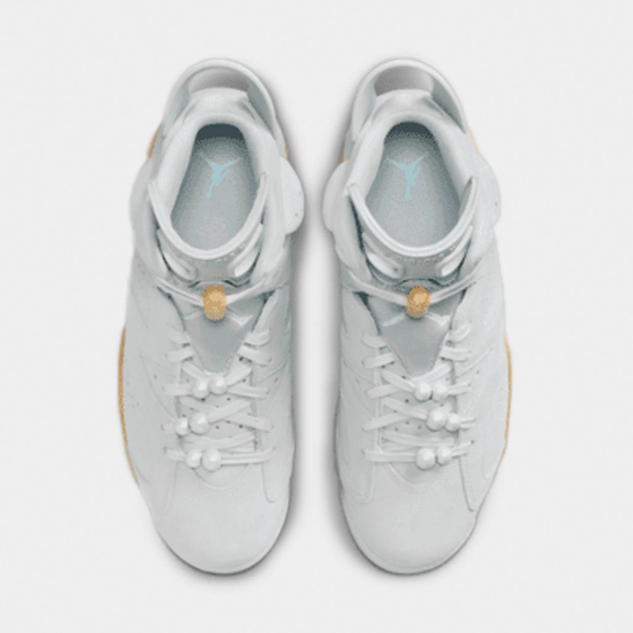 Reinforced Seams Snow Warm Jordan Women's 6 Retro Pure Platinum / Metallic Gold - Coconut Milk