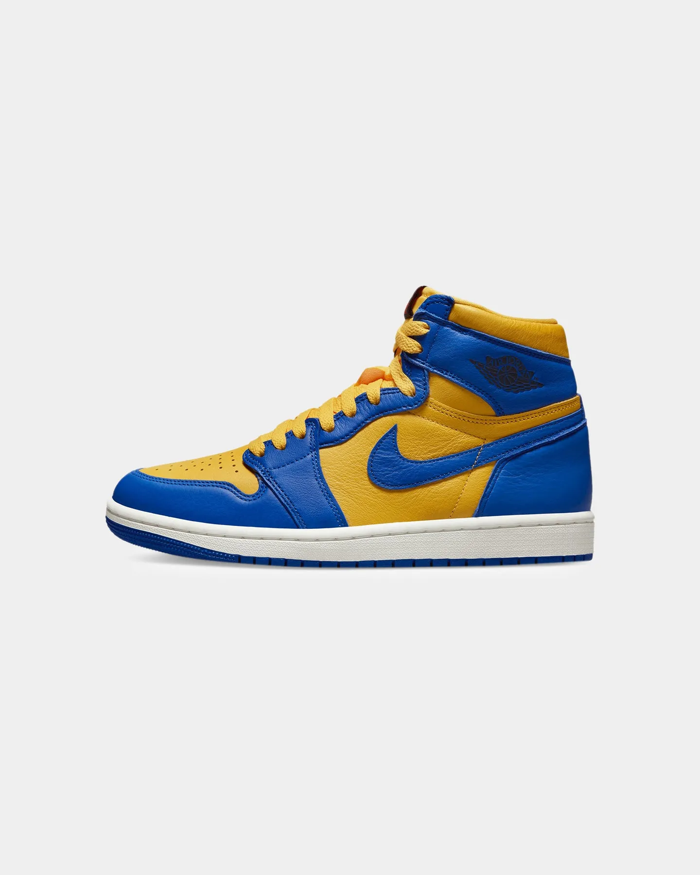 Glam support high - top Jordan Women's Air Jordan 1 Retro Hi OG Varsity Maize/Game Royal-Sail